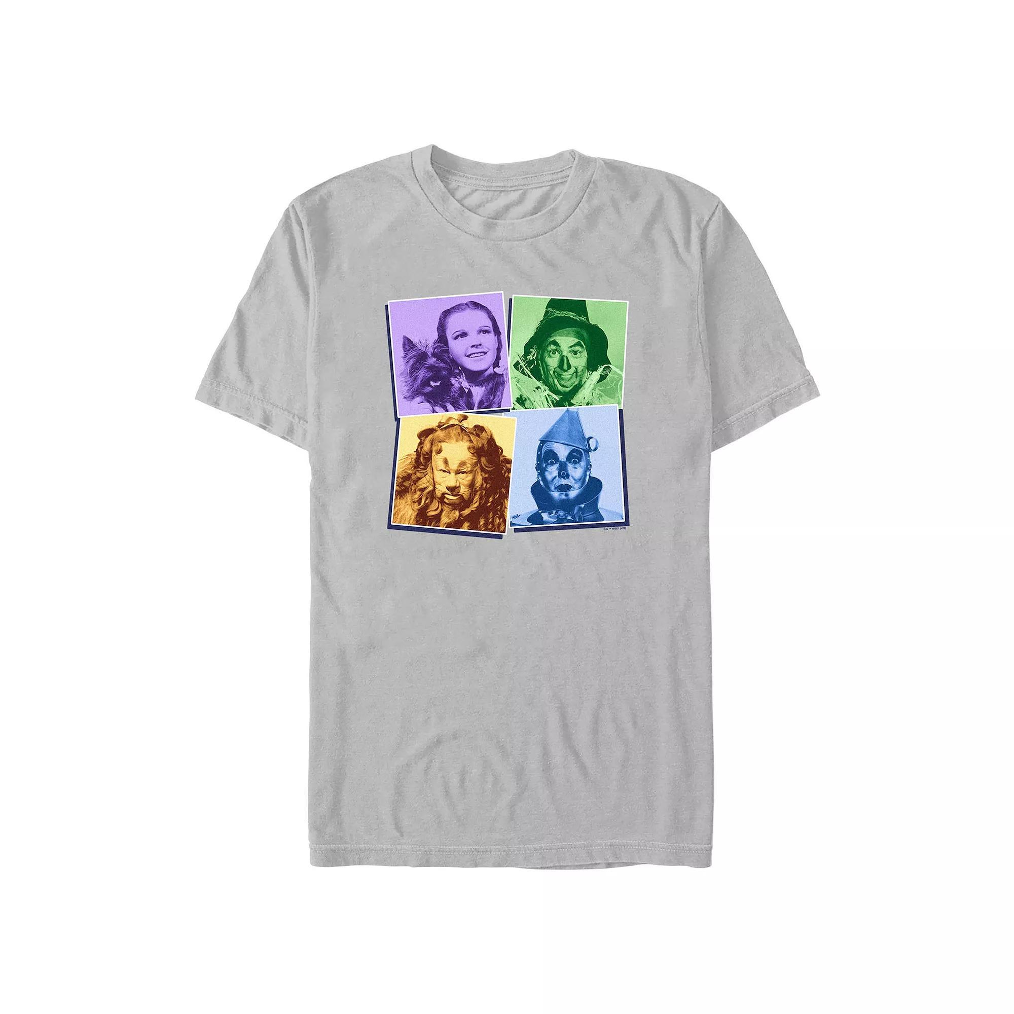 Men's The Wizard of OZ Wizard of Oz Box Up Graphic Tee, Size: XL, Silver Product Image