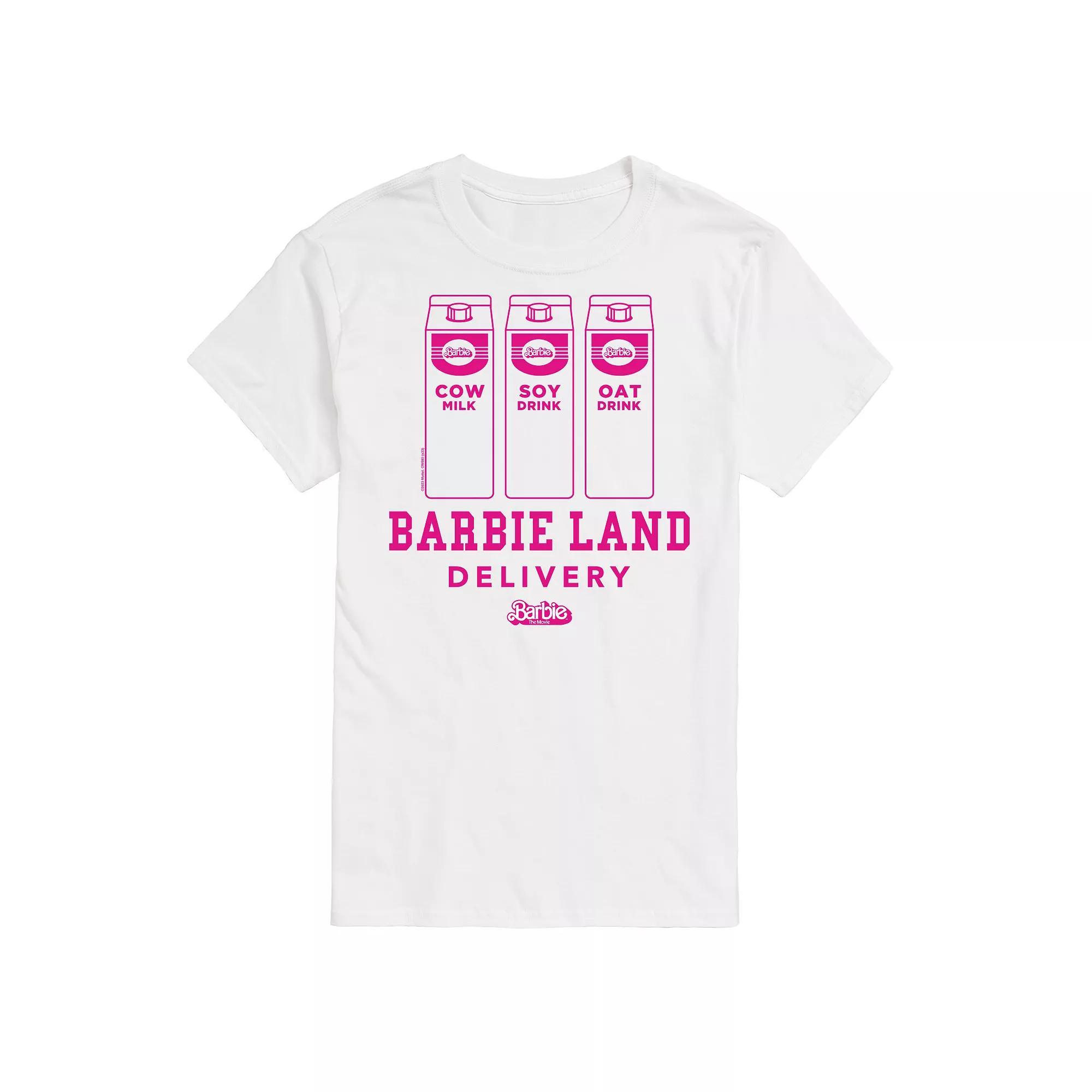 Mens Barbie Movie President Delivery Graphic Tee Product Image