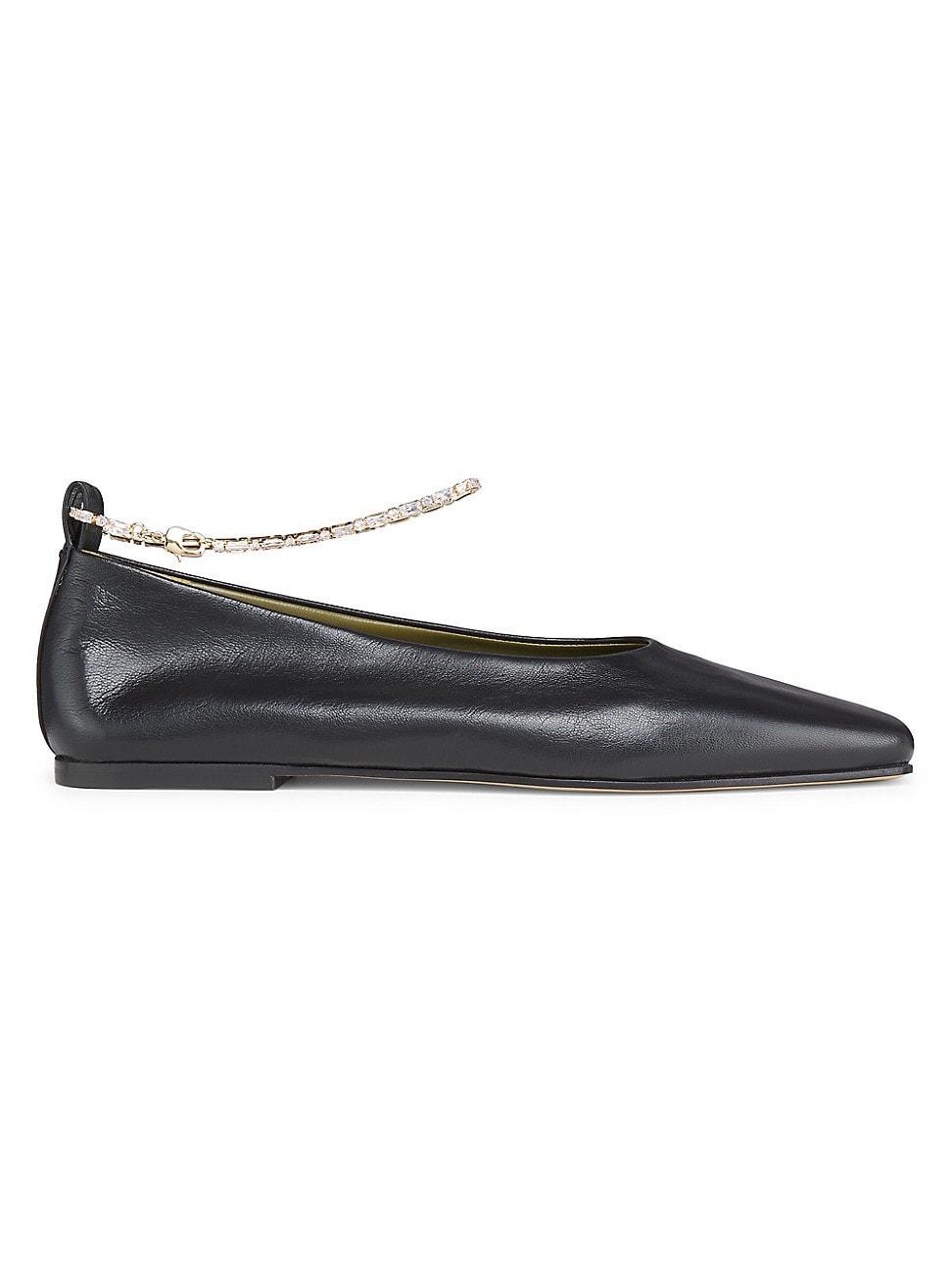 Womens Augusta Leather Ballet Flats Product Image