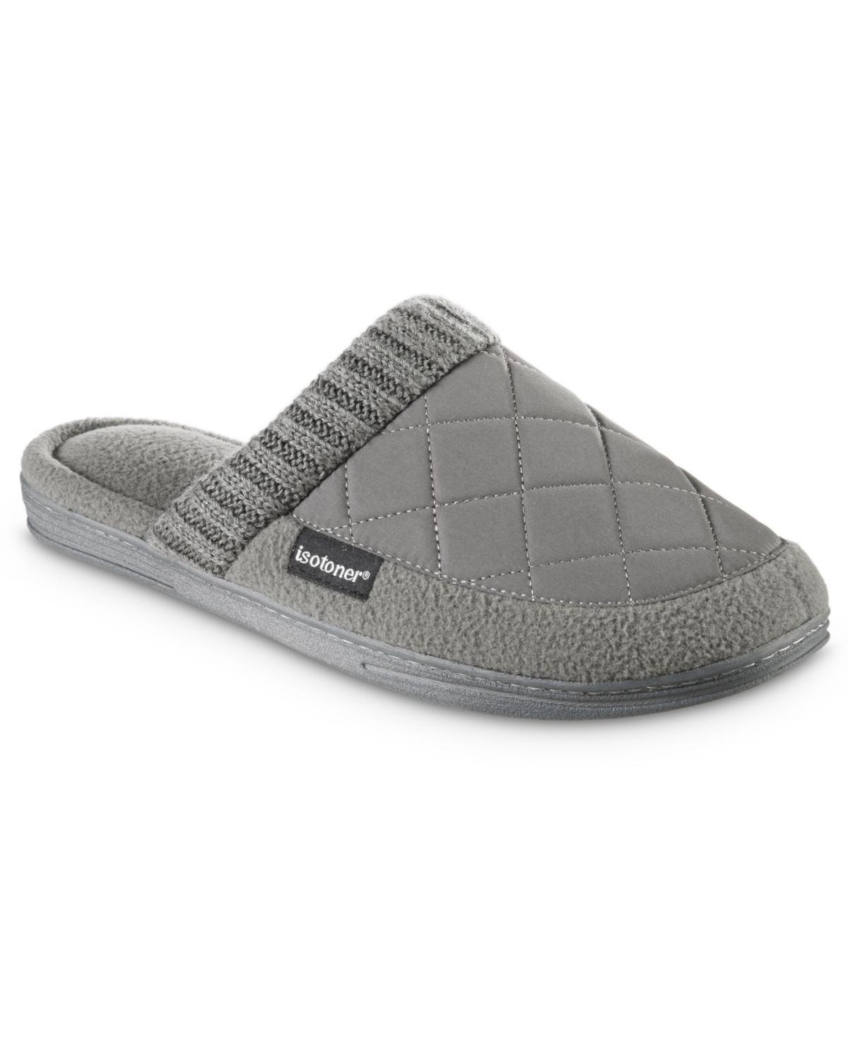 isotoner Levon Men's Quilted Clog Slippers, Size: XL, Blue Product Image