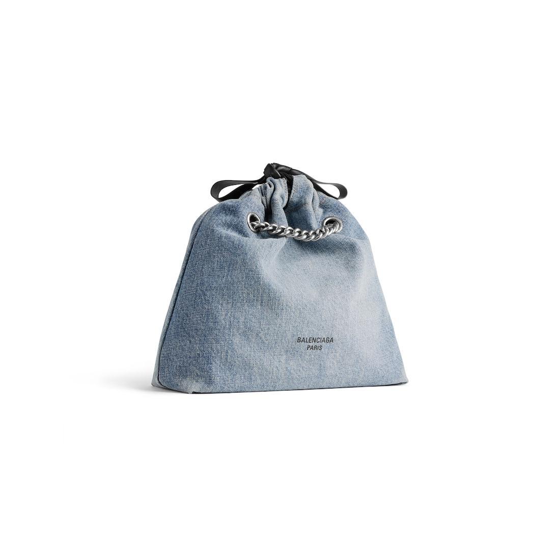 Women's Crush Tote Bag Small in Blue Product Image