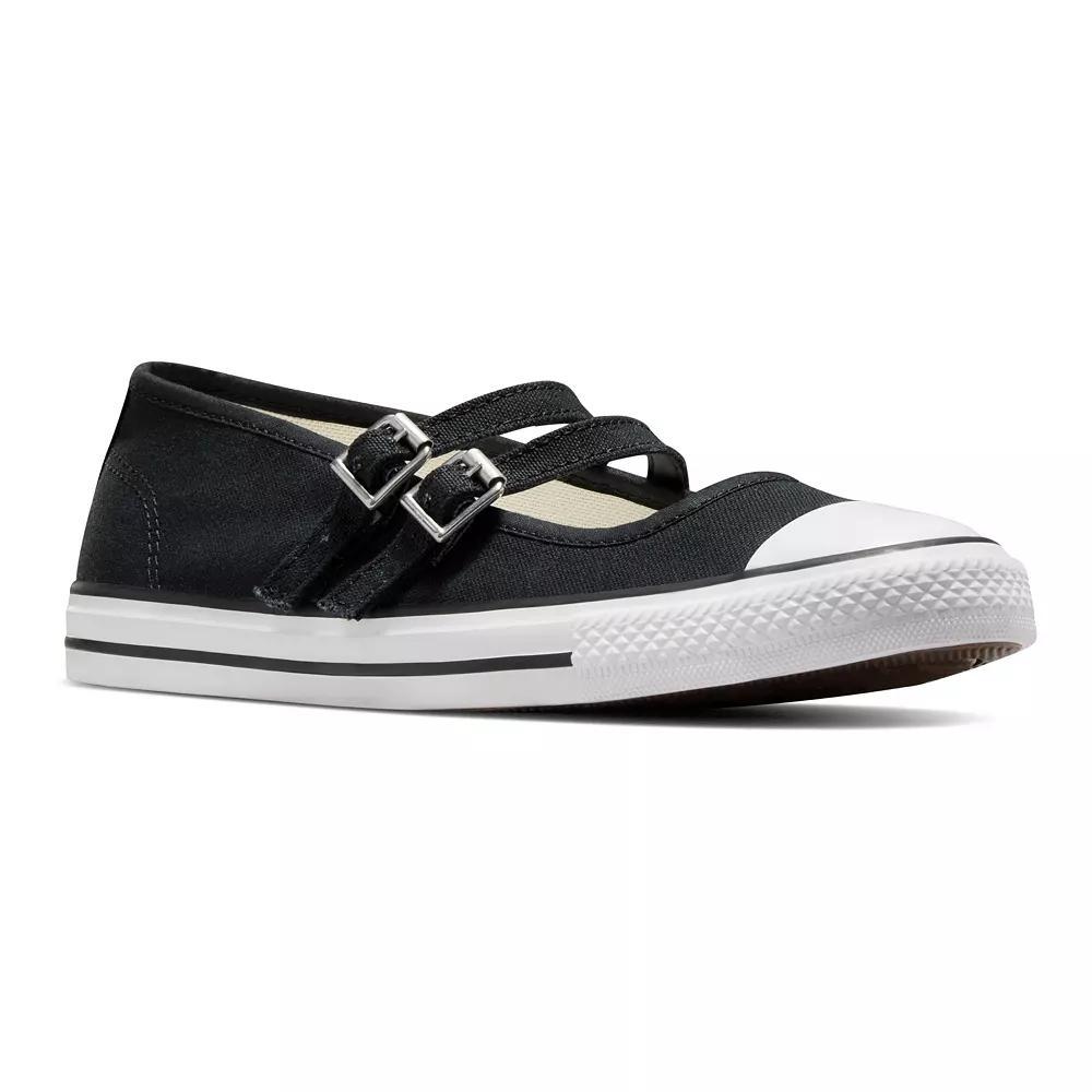 Womens Converse Chuck Taylor All Star Dainty Mary Jane Sneaker - Black / Egret Product Image