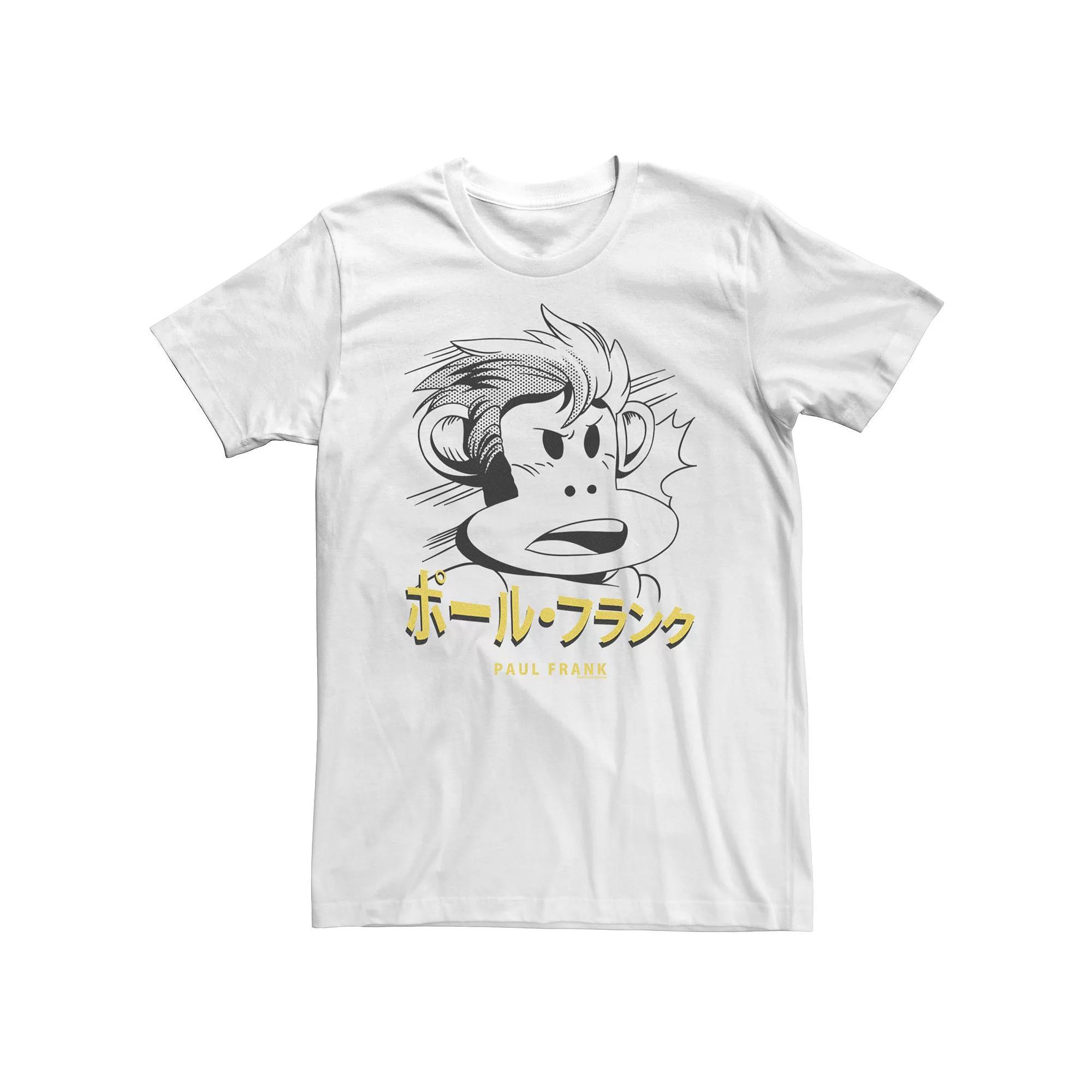 Big & Tall Paul Frank Kanji Style Portrait Sketch Tee, Men's, Size: 4XL, White Product Image