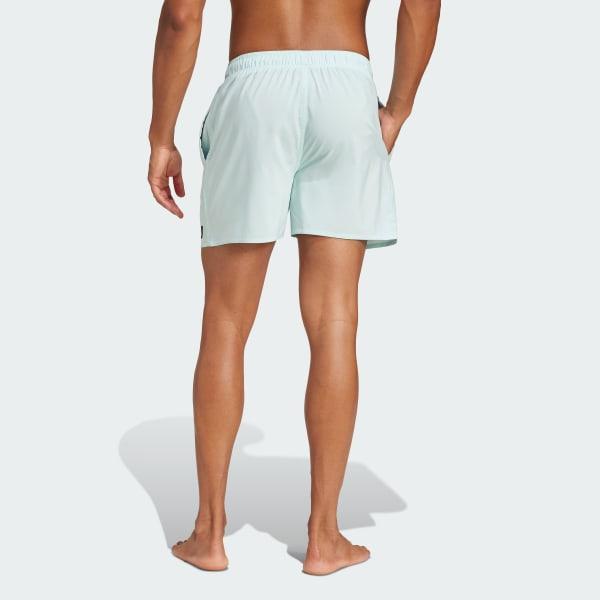 adidas Solid CLX Short-Length Swim Shorts Halo Mint 3XL Mens Product Image
