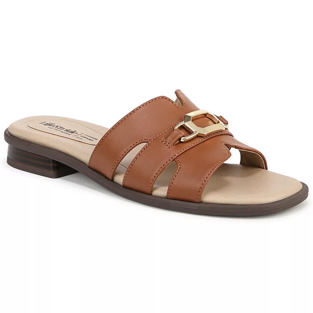 LifeStride Royaltybit Women's Slide Sandals, Size: 9.5, Faux Leather Product Image