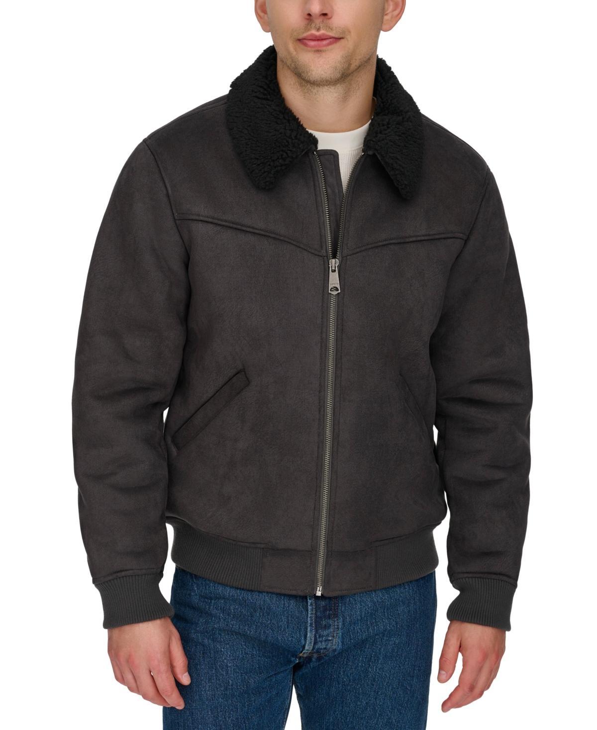 Men's Levi's® Faux Shearling Bomber Jacket, Size: XXL, Tundra Product Image