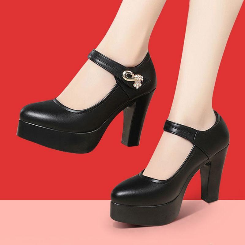 Platform Mary Jane Pumps Product Image