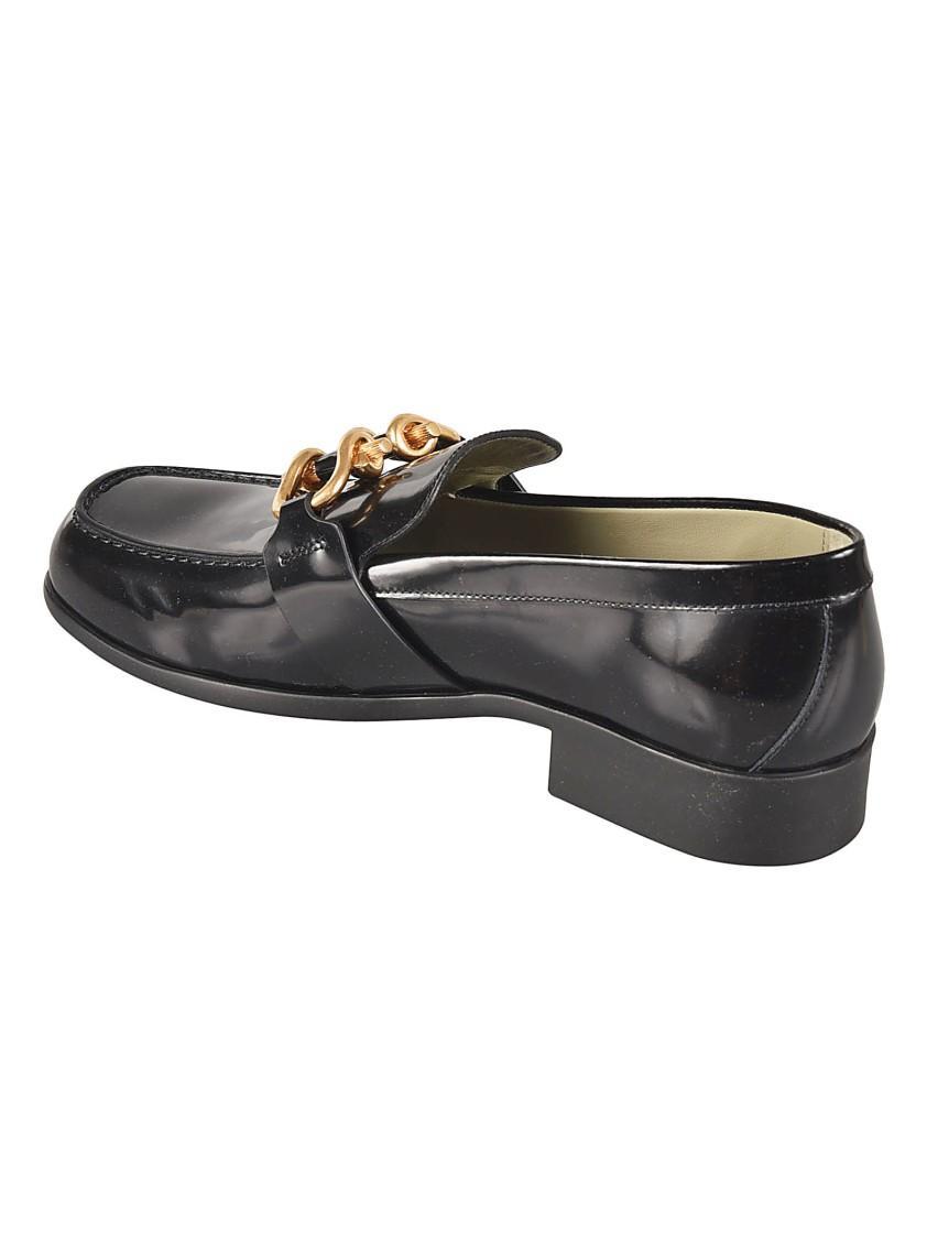 BOTTEGA VENETA Woman Loafers Black Size 10 Soft Leather Product Image