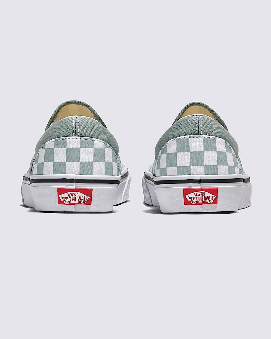 Classic Slip-On Checkerboard Shoe in Pure Grey / White| Vans US Product Image