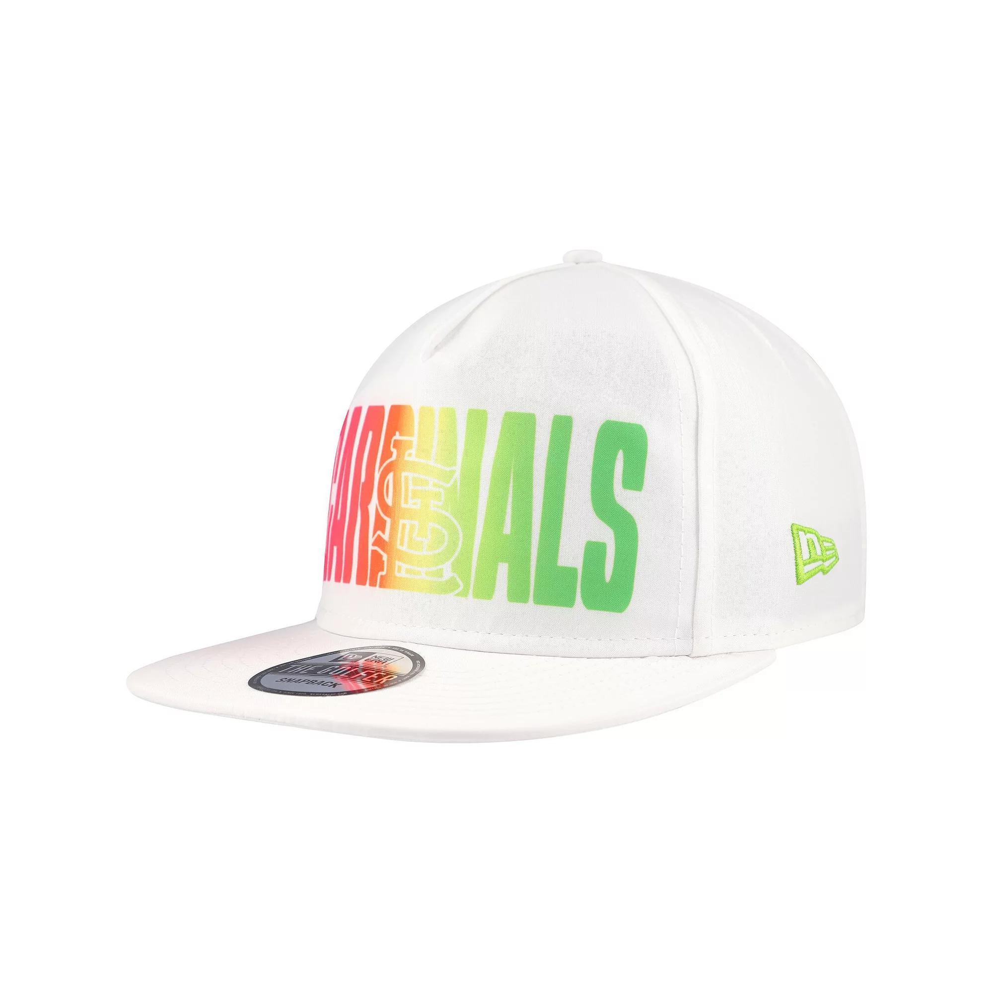 Men's New Era White St. Louis Cardinals Spring Spectrum Golfer Snapback Hat Product Image