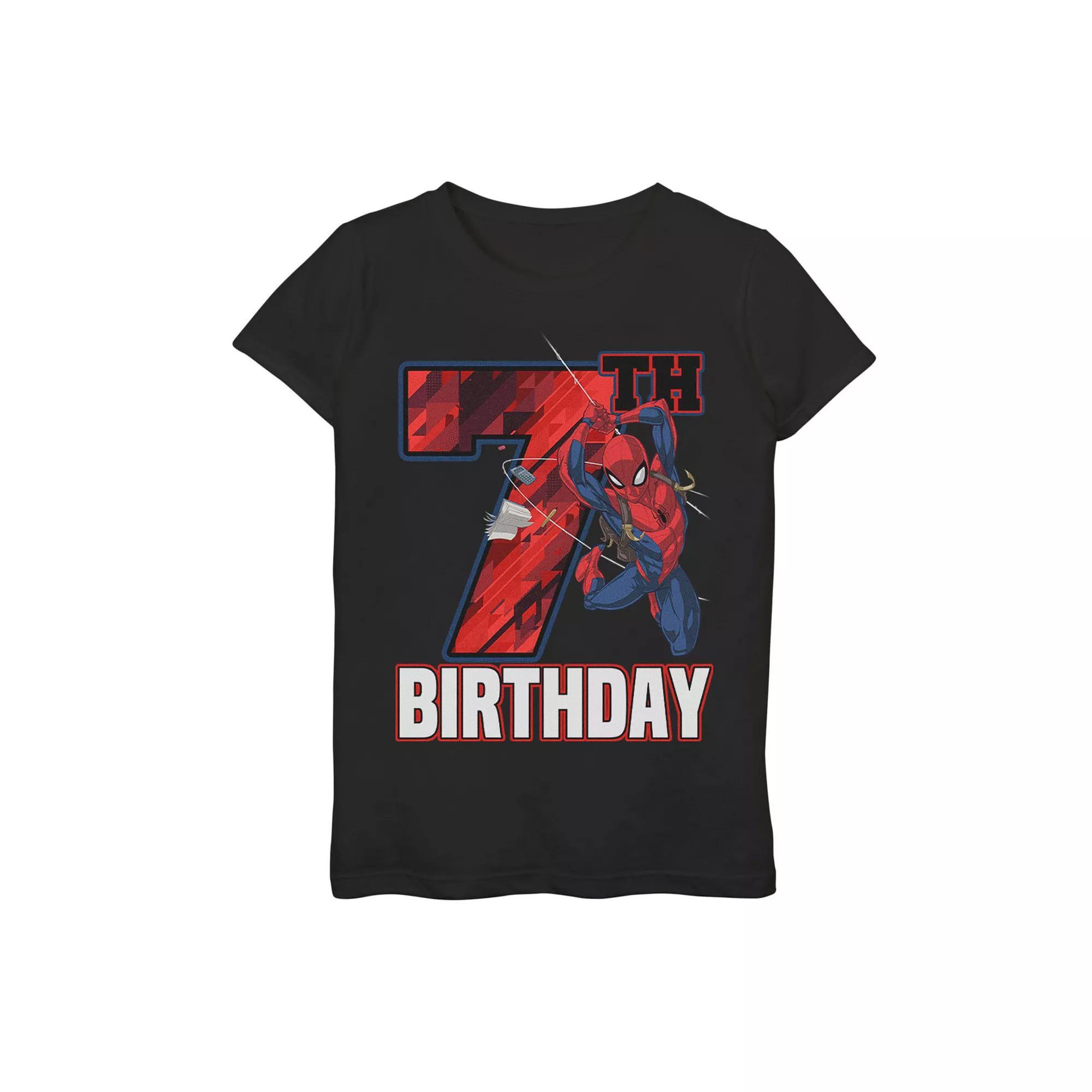 Girls 7-16 Marvel Heroines er Christmas Snowflake Holiday Graphic Tee, Girl's, Size: XL, Black Product Image