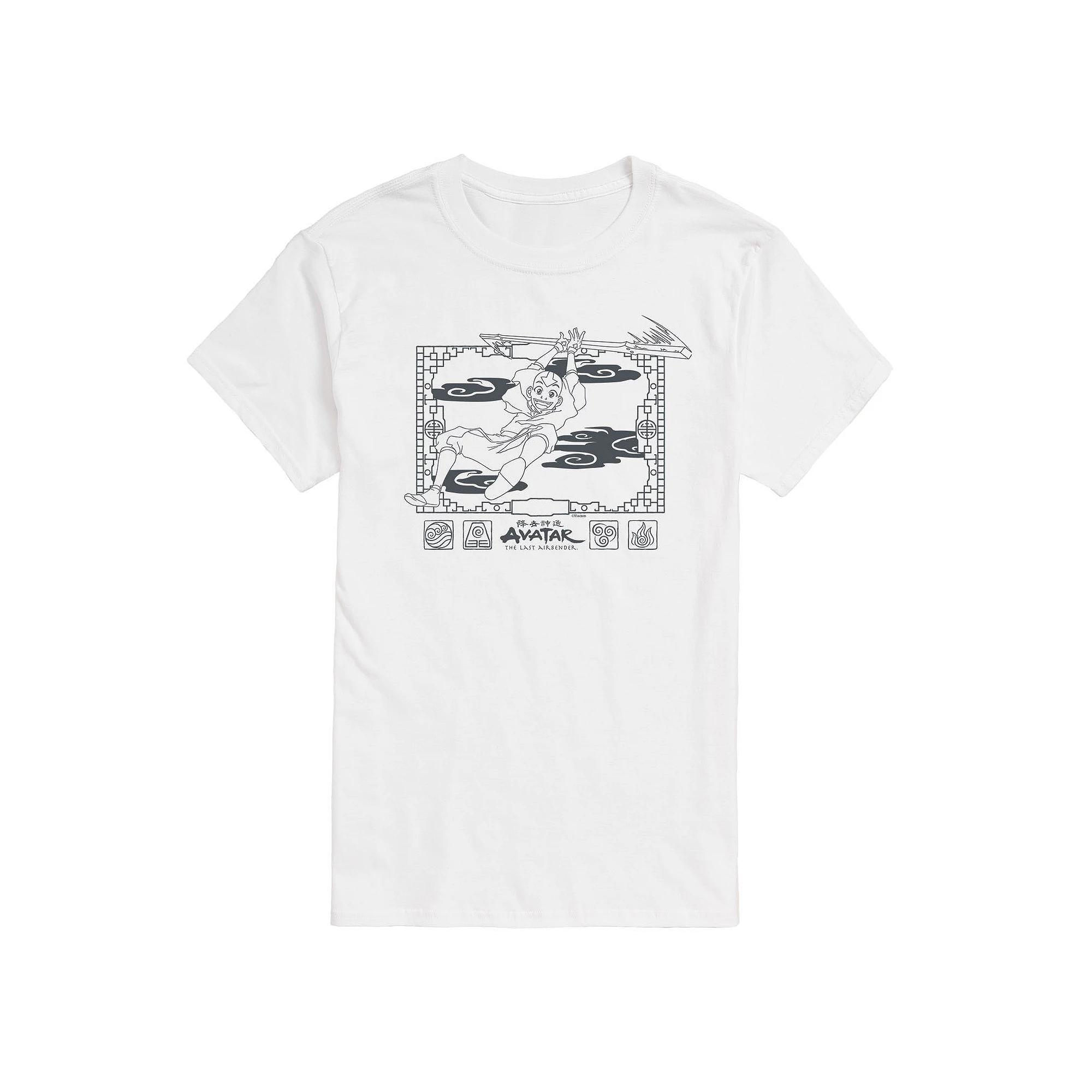 Mens Avatar Aang Glider Tee Product Image