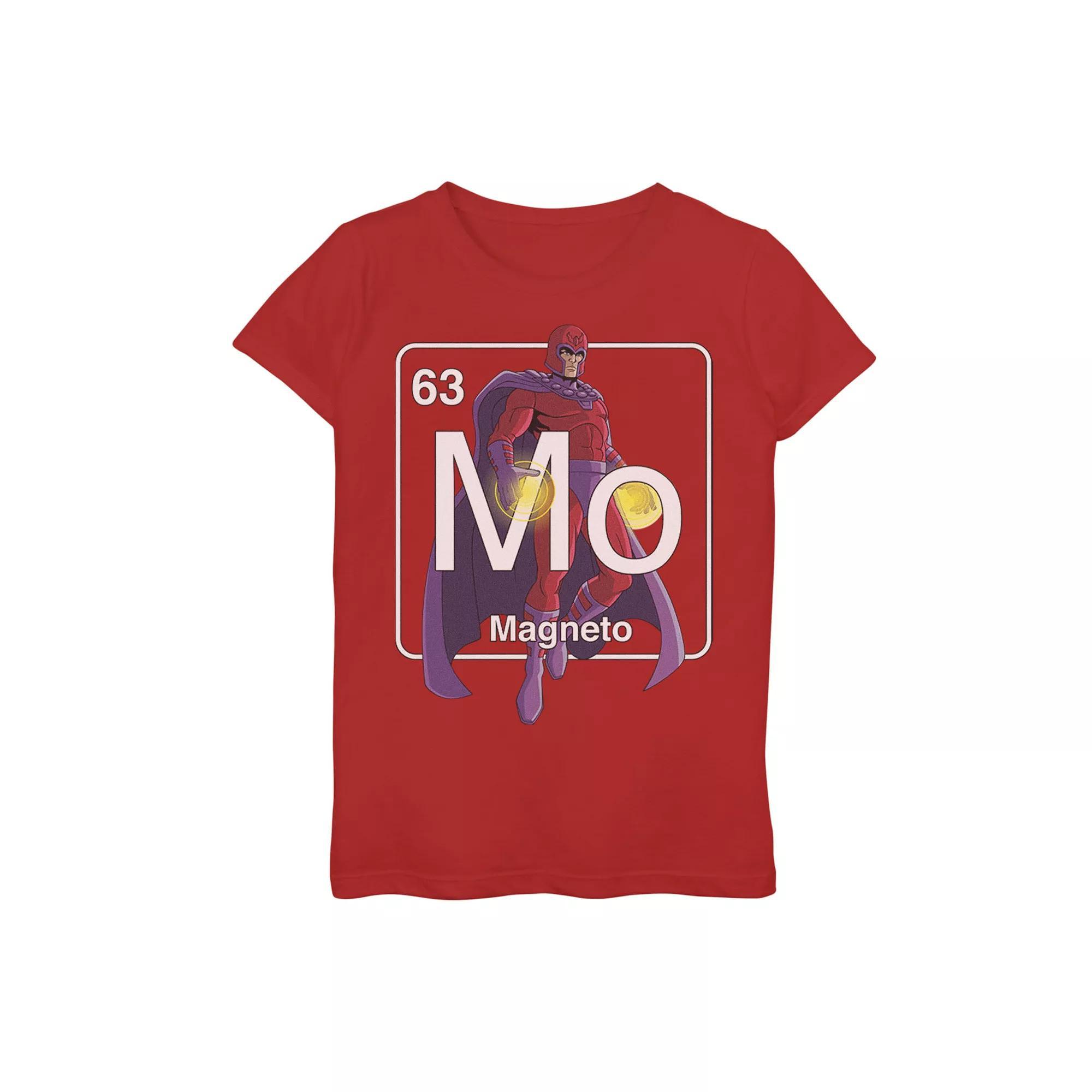 Girls 7-16 Marvel X-Men Magneto Element Graphic Tee, Girl's, Size: Small, Red Product Image