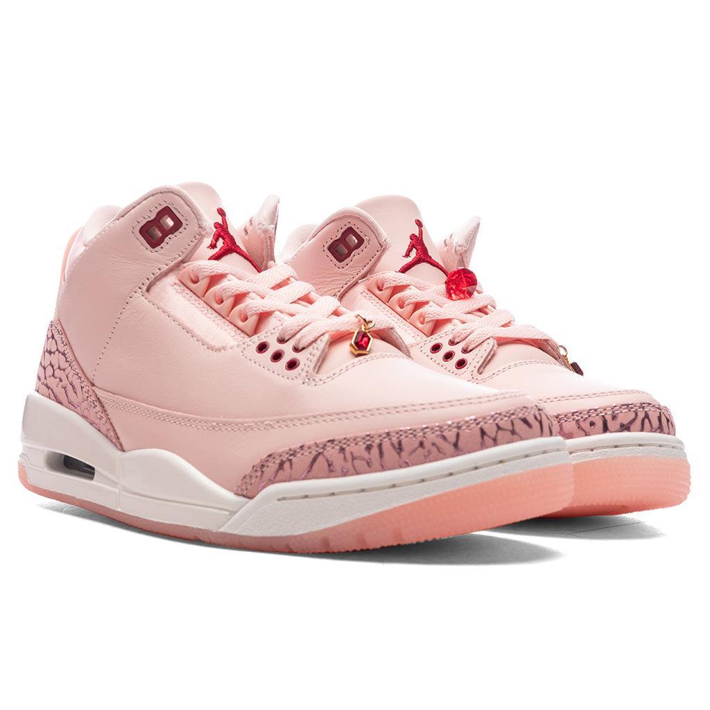 Women's Air Jordan 3 Retro 'Treat Yourself' - Washed Coral/Gym Red/Sail Female Product Image