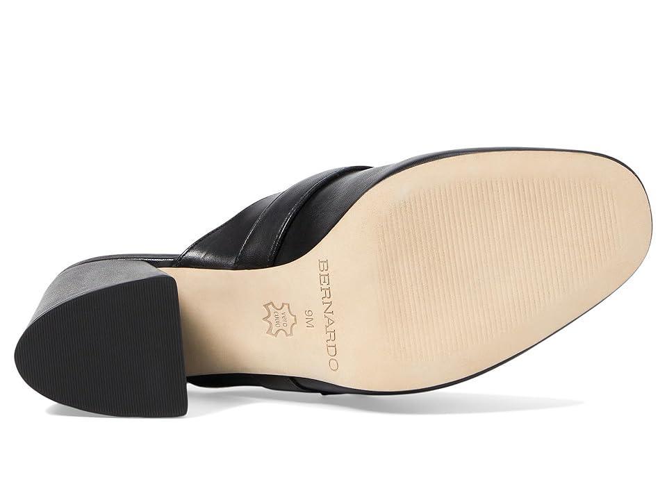 Womens Natasia Leather Mid Heel Mules Product Image