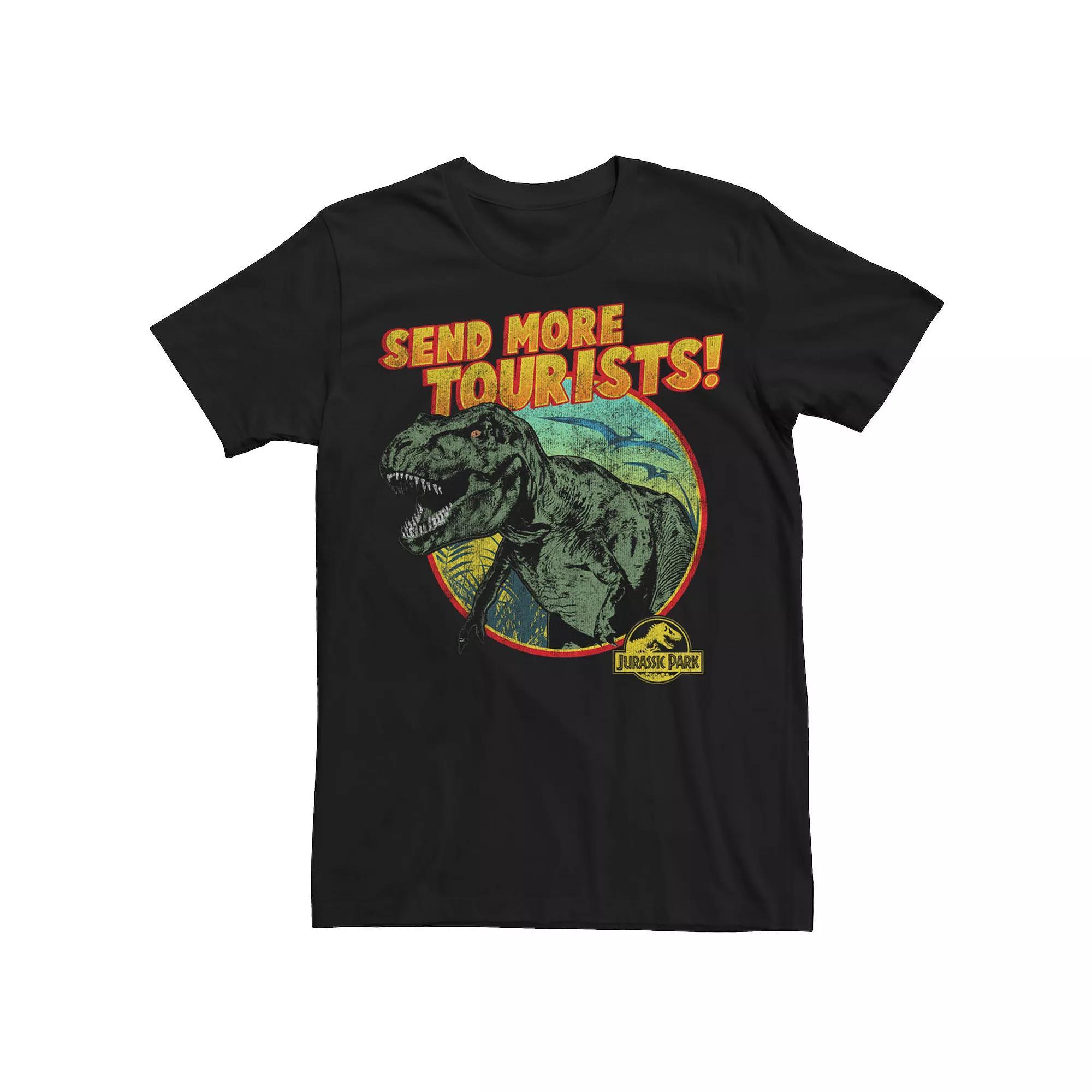 Men's Jurassic Park T-Rex Send More Tourists Tee, Size: Medium, Royal Product Image