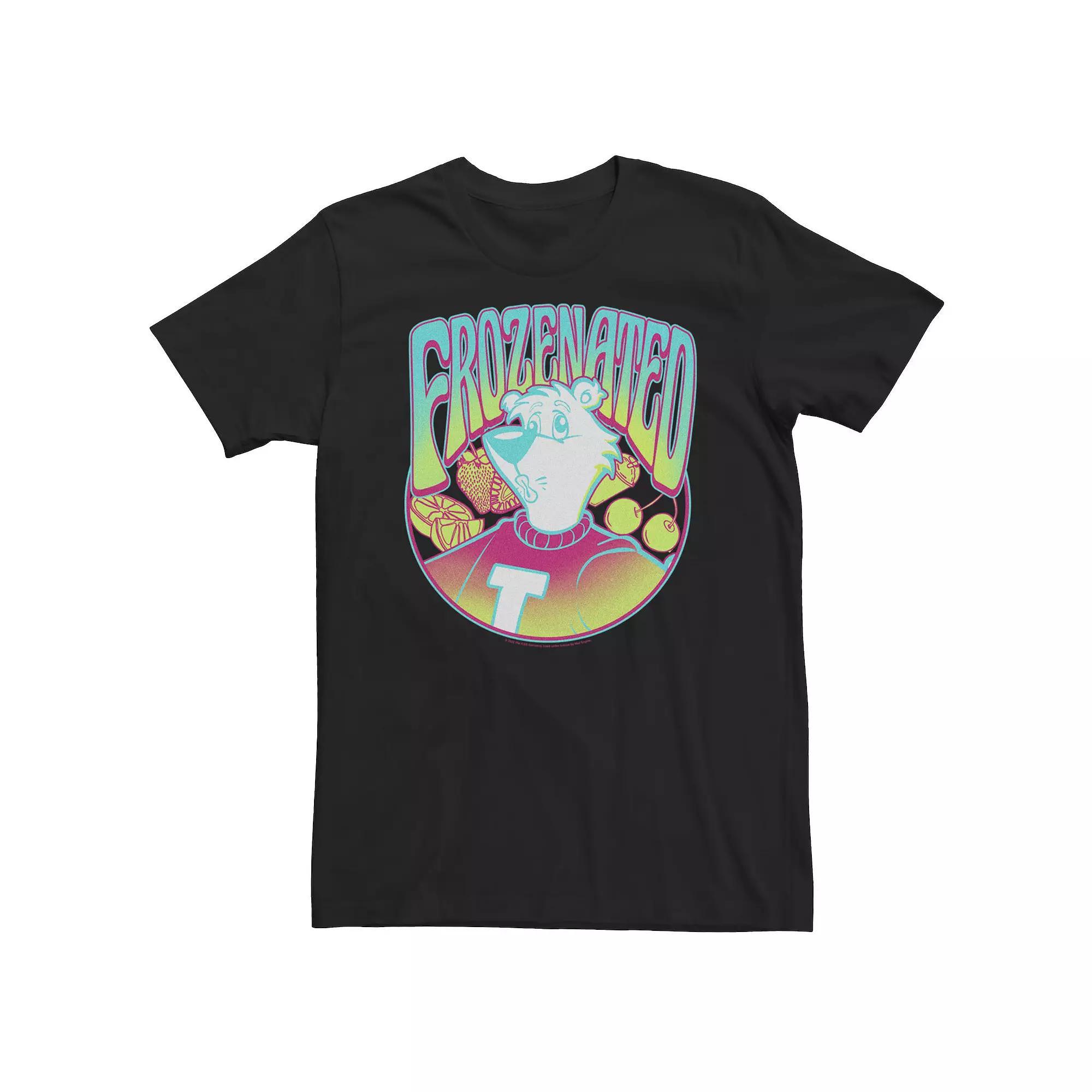 Big & Tall ICEE Neon Polar Bear Frozenated Face Logo Tee, Men's, Size: 5XL, Black Product Image