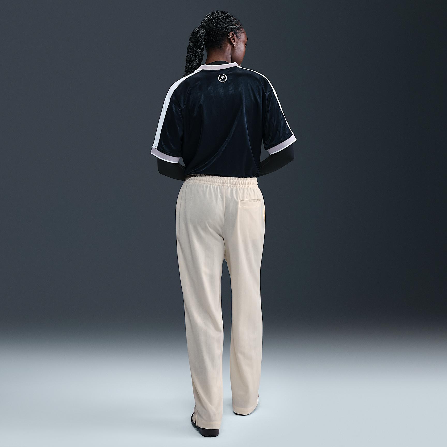 Nike Sportswear Women's Mid-Rise Loose Jacquard Striped Track Pants Product Image