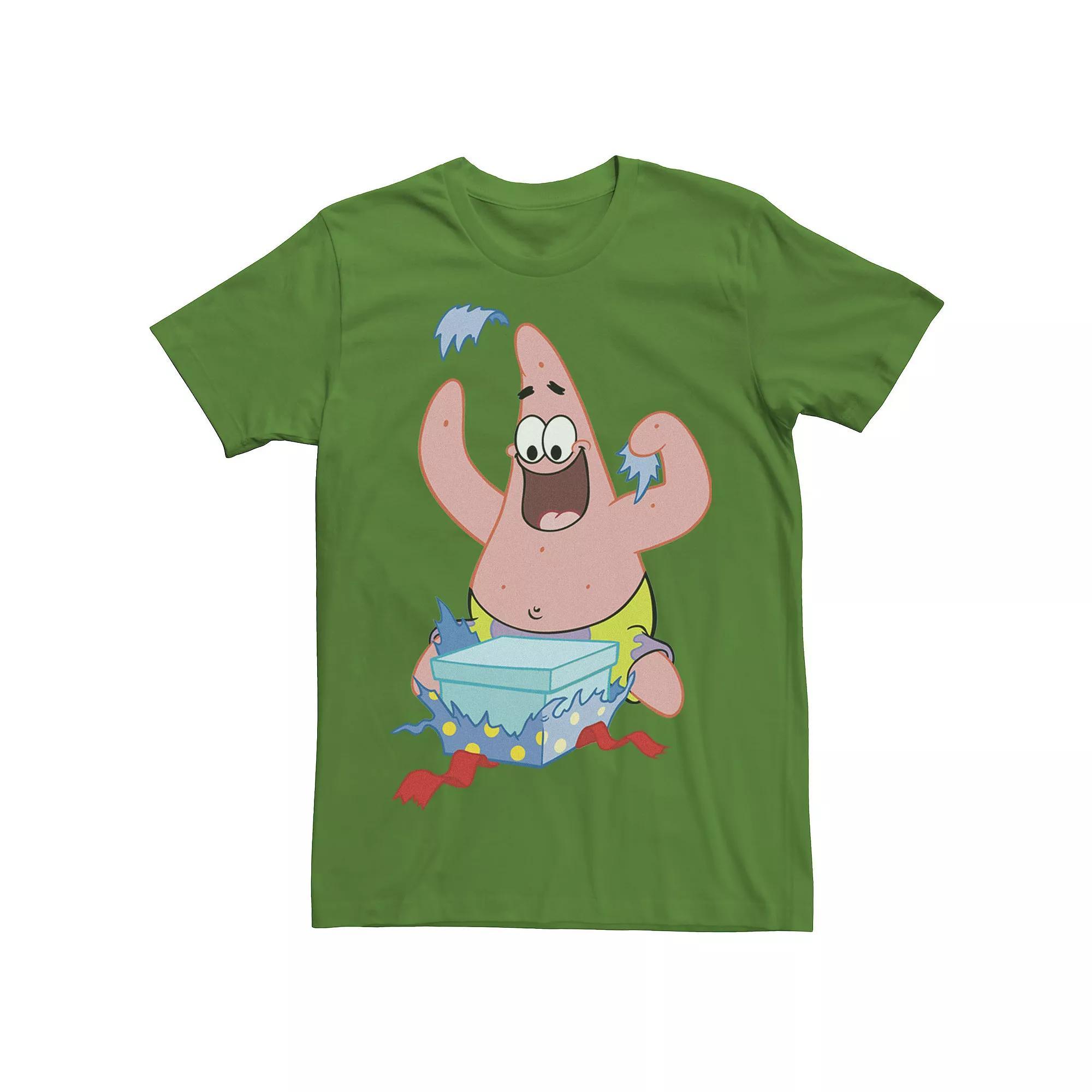Men's Nickelodeon SpongeBob SquarePants Patrick Star Holiday Graphic Tee, Size: Medium, Blue Product Image