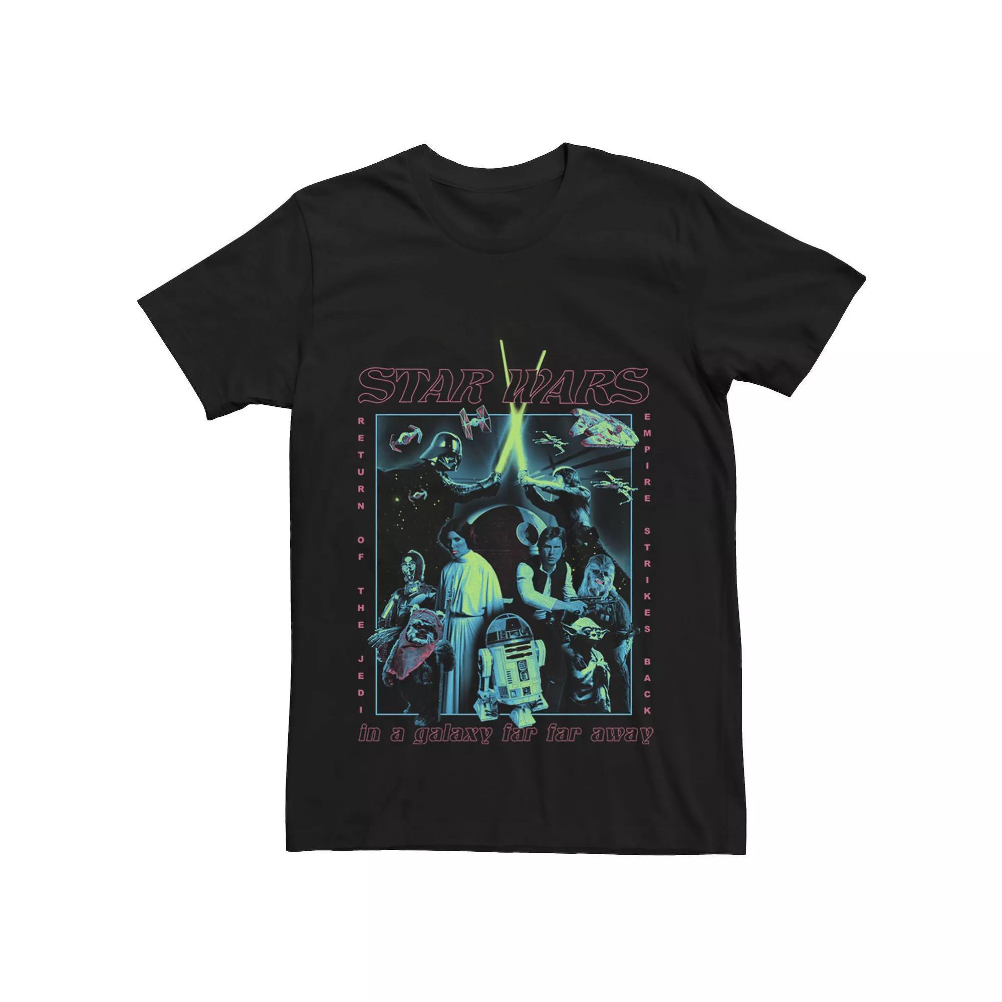 Men's Jurassic Park Keep Calm & Don't Move Graphic Tee, Size: XL, Navy Grey Product Image