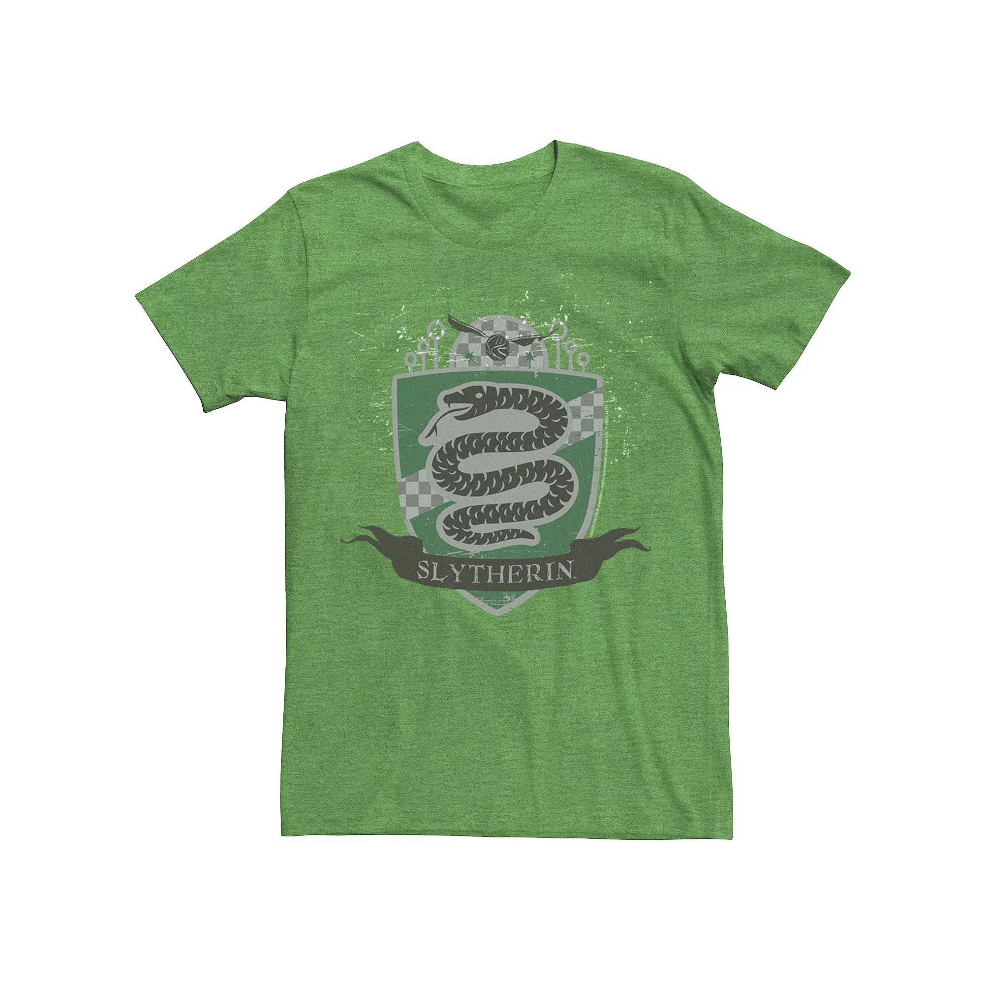 Men's Harry Potter Slytherin Quidditch Shield Tee, Size: 3XL, Kelly Grey Product Image