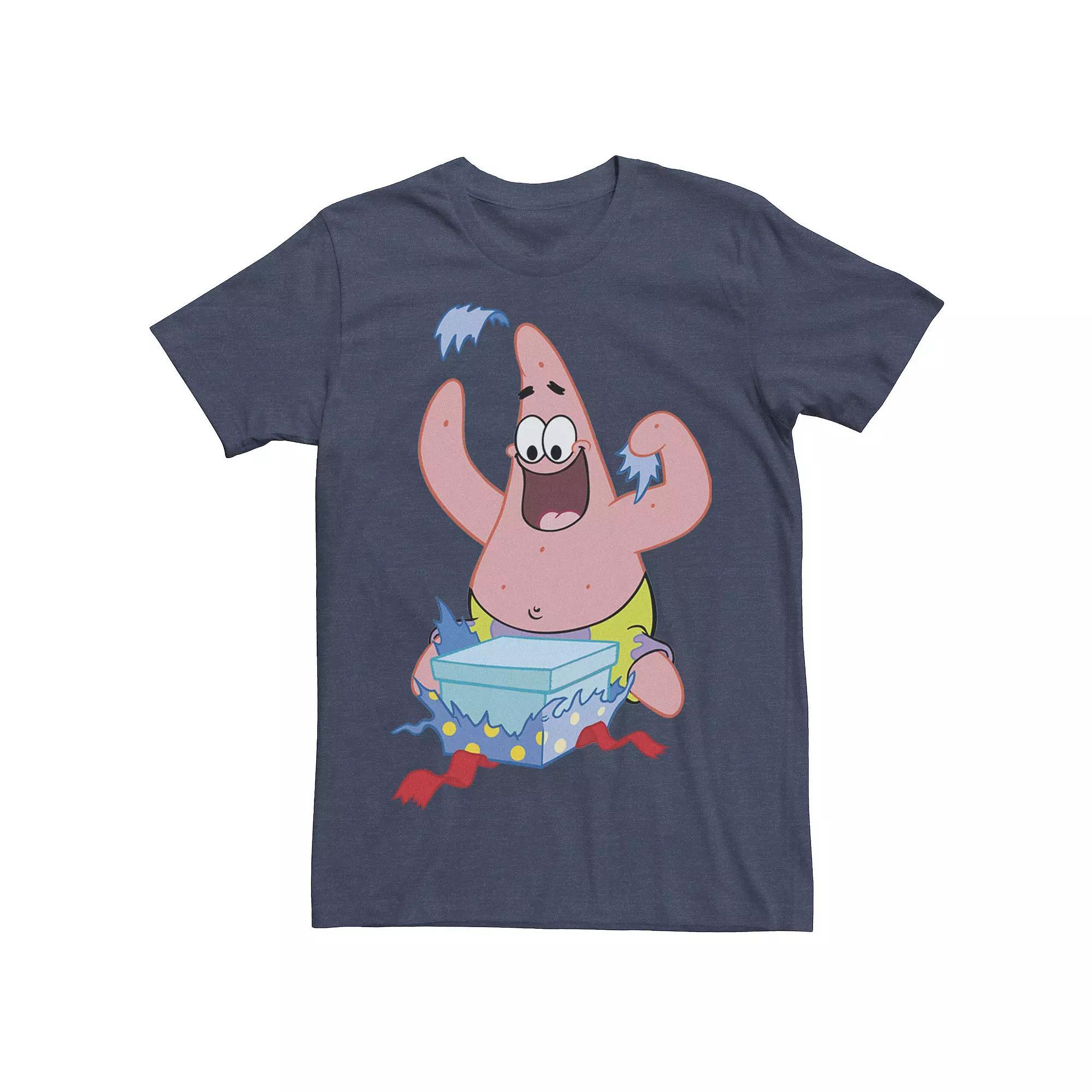 Men's Nickelodeon SpongeBob SquarePants Patrick Star Holiday Graphic Tee, Size: Medium, Blue Product Image