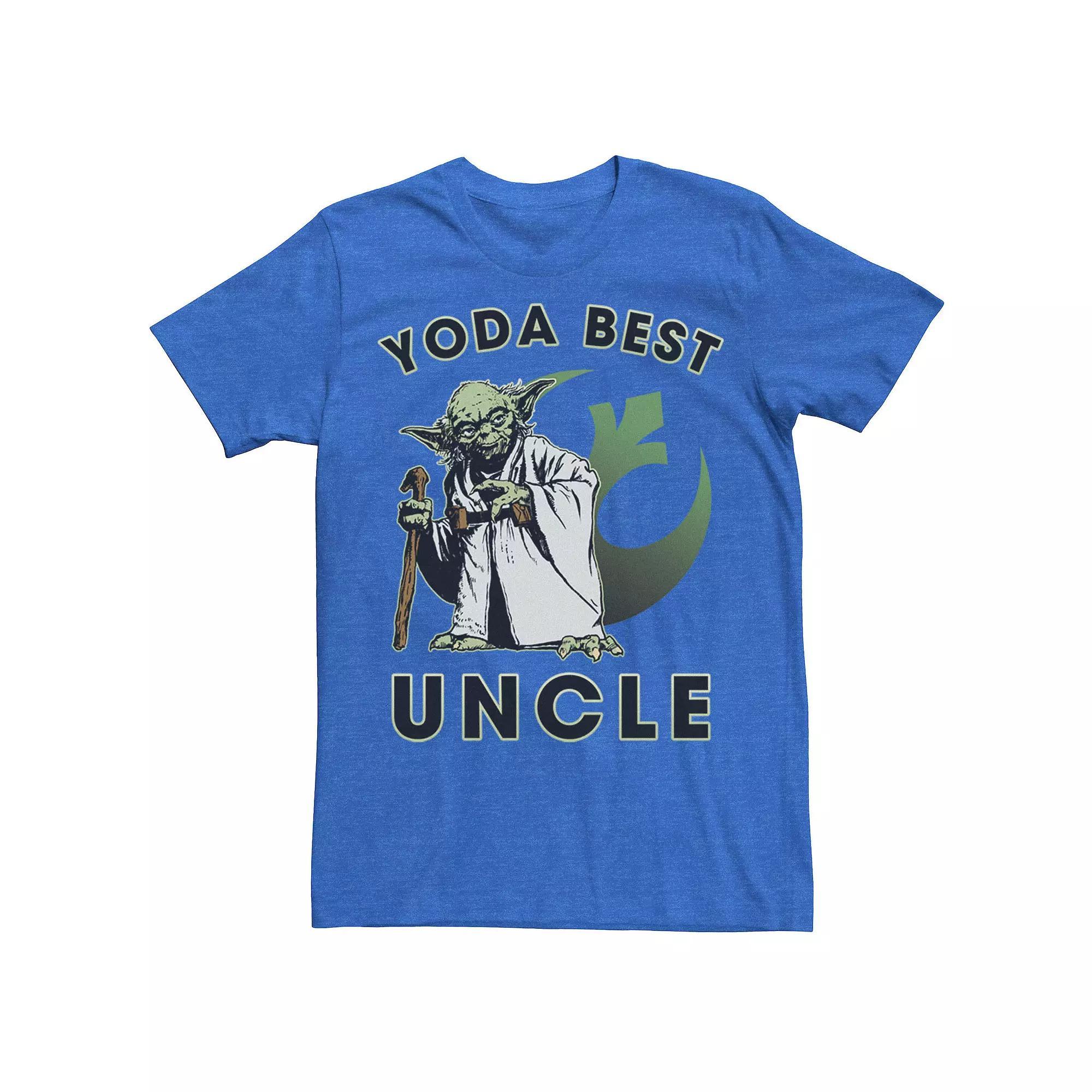 Men's Star Wars Yoda Best Uncle Rebel Logo Tee, Size: XL, Red Product Image