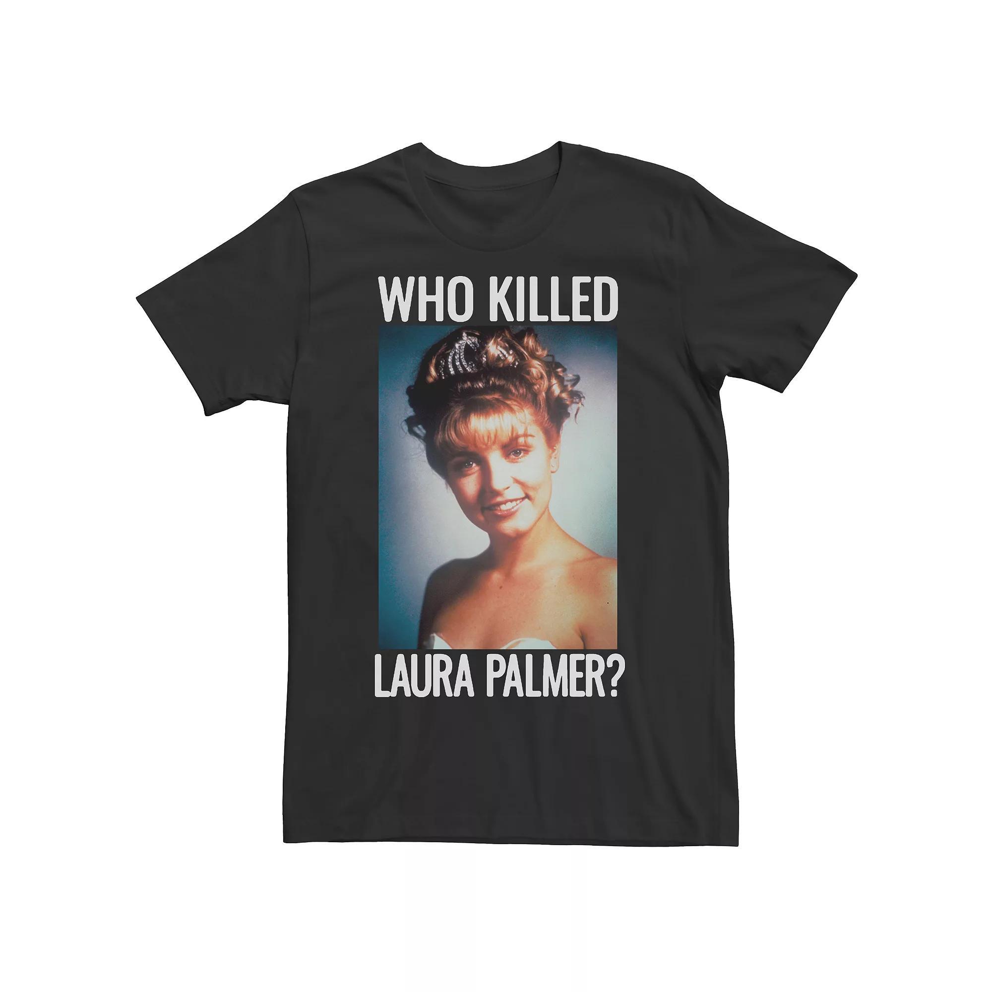 Men's Twin Peaks Missing Poster Tee, Size: Medium, Black Product Image