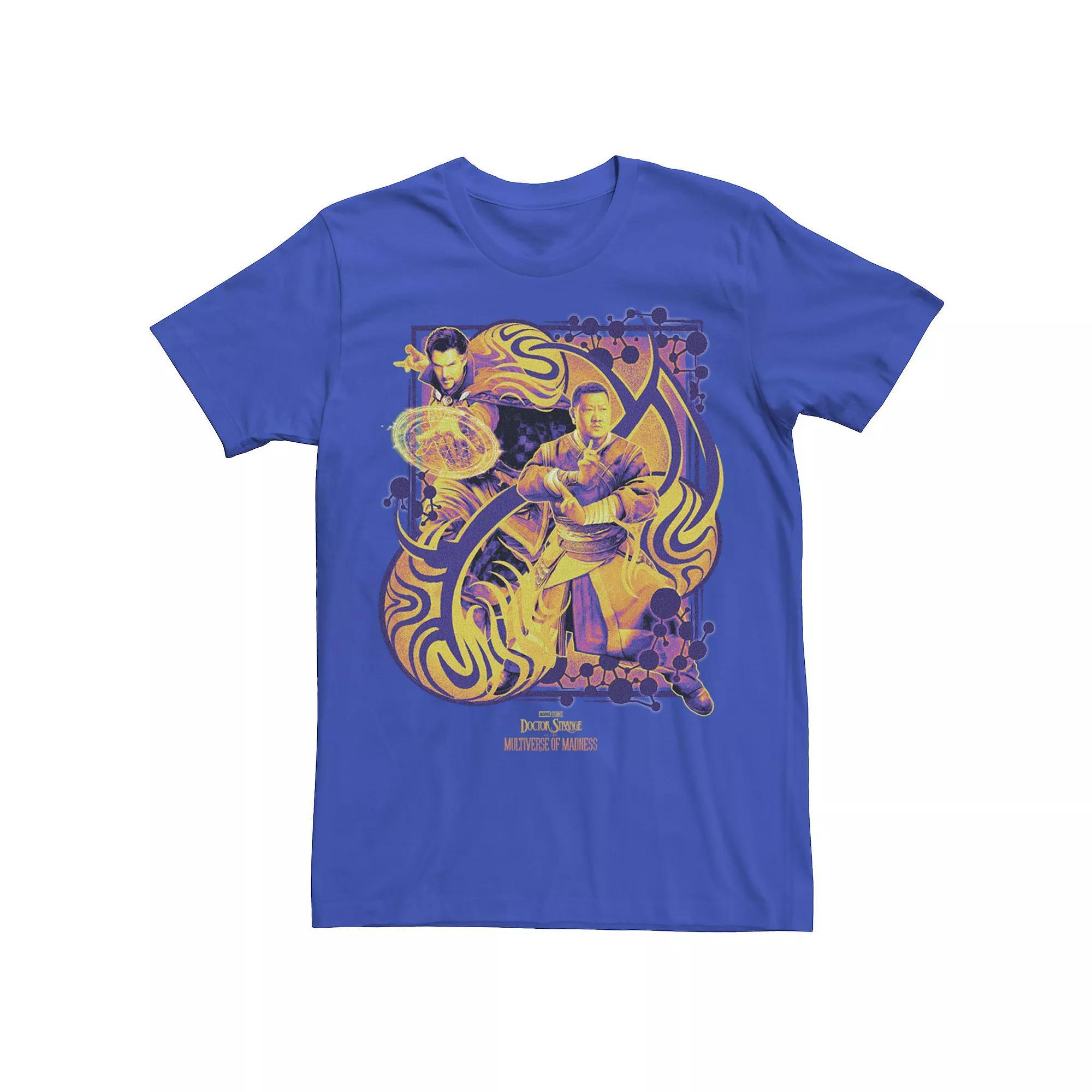 Big & Tall DC Comics Wonder Woman 1984 Gold Suit Clouds Portrait Tee, Men's, Size: LT, Blue Product Image