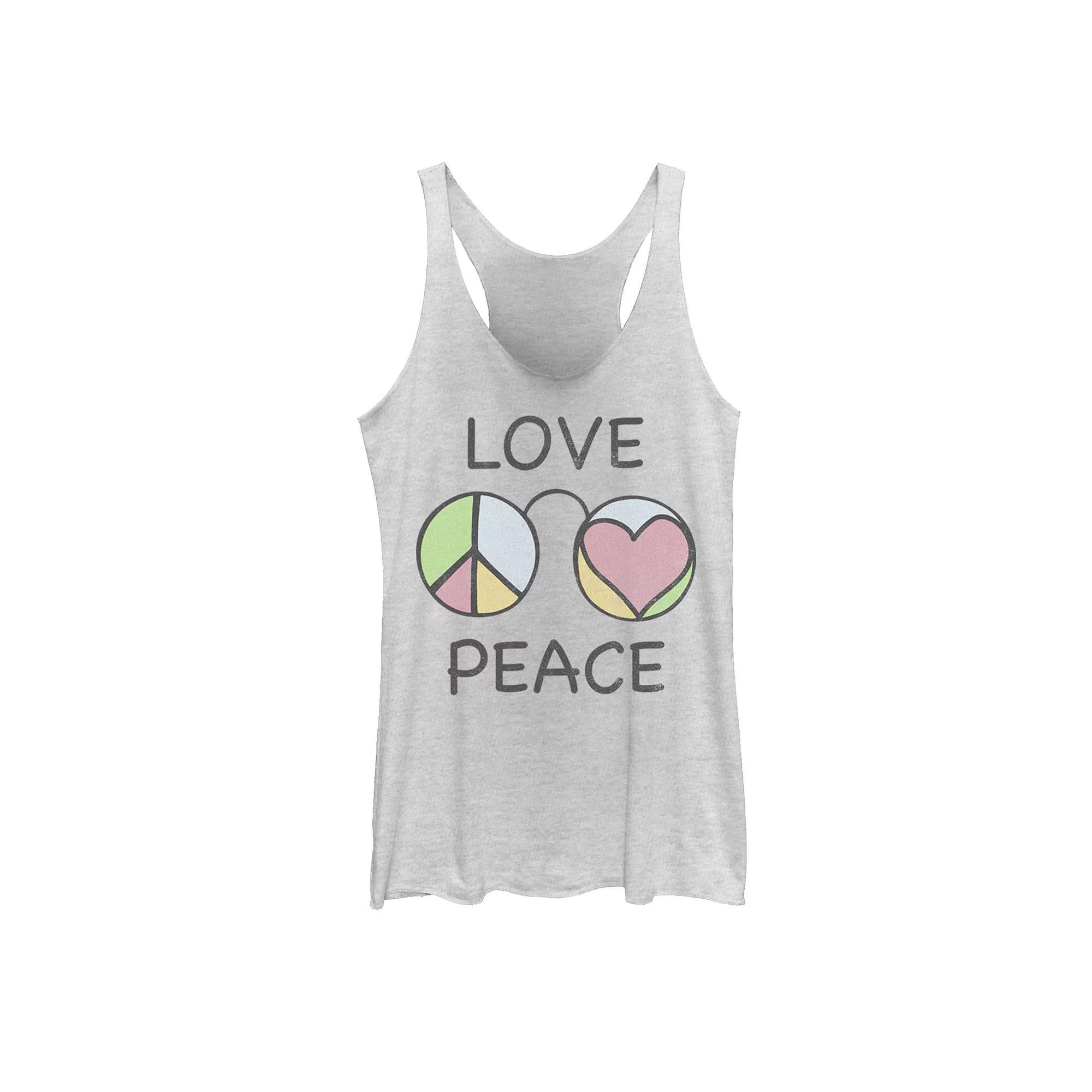 Disneys Mickey And Friends Juniors Sketches Logo Racerback Graphic Tank Top, Girls White Grey Product Image
