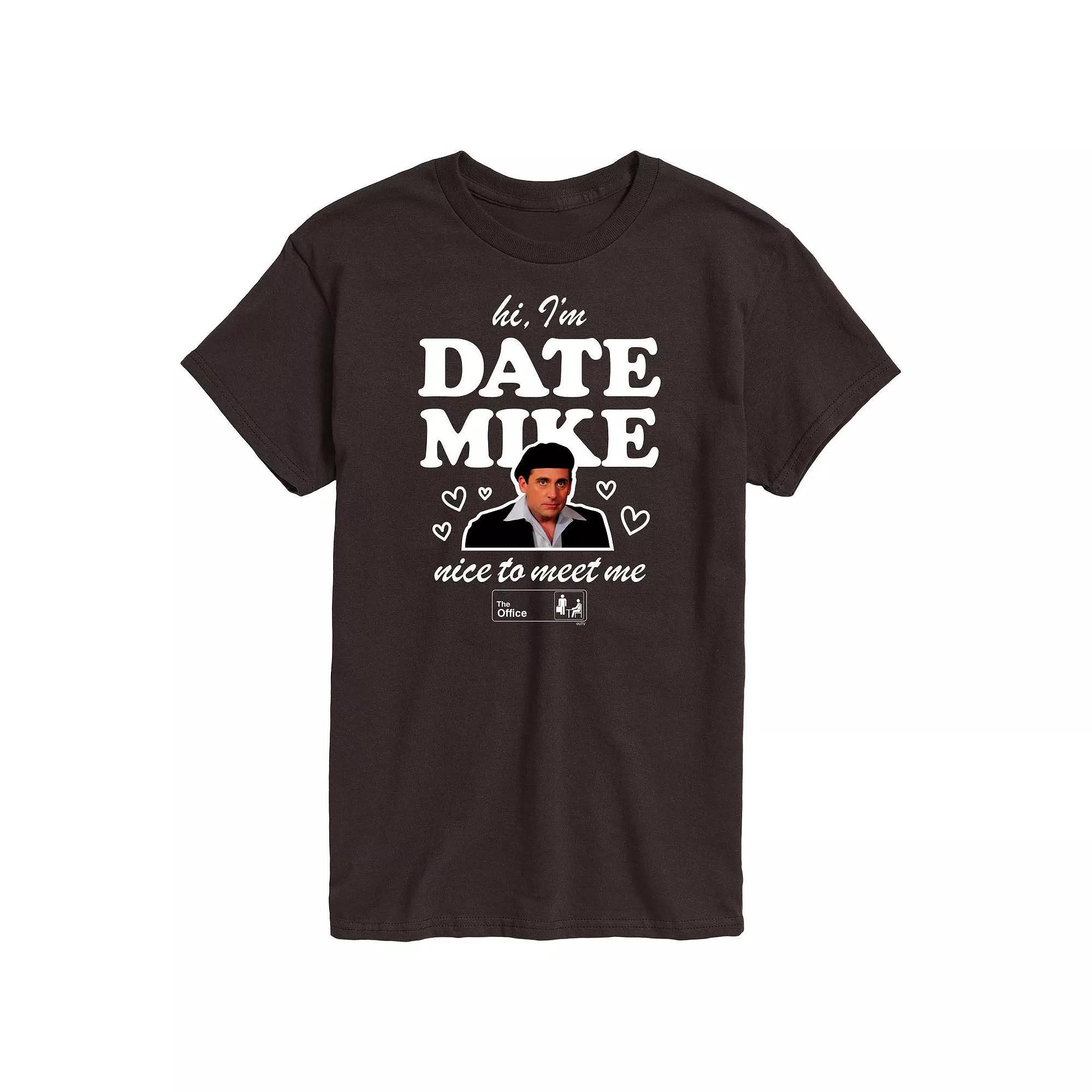 Mens The Office Hi Im Date Mike Tee Product Image