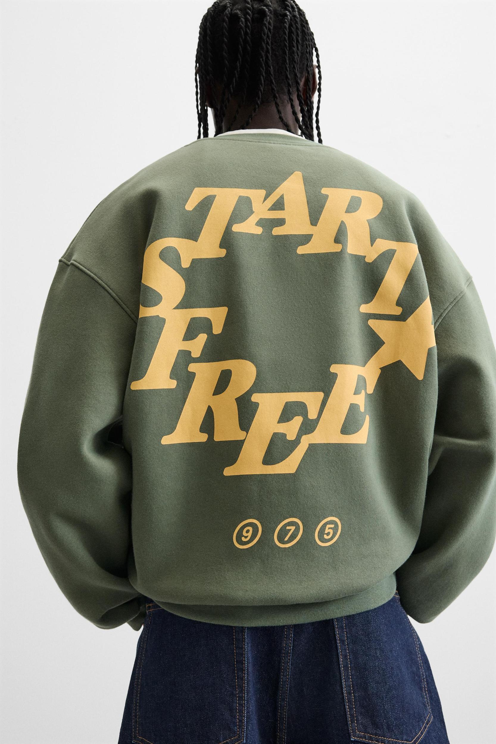 BOXY FIT PRINTED SWEATSHIRT Product Image