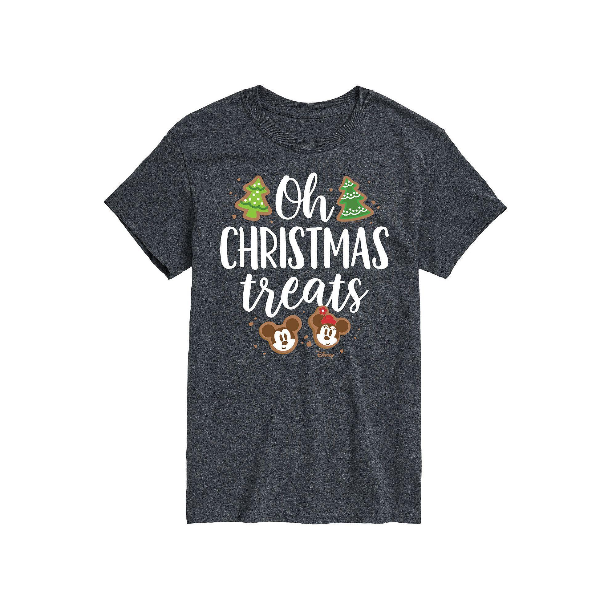 Disney's Big & Tall Oh Christmas Treats Graphic Tee, Men's, Size: XXL Tall, Gray Product Image