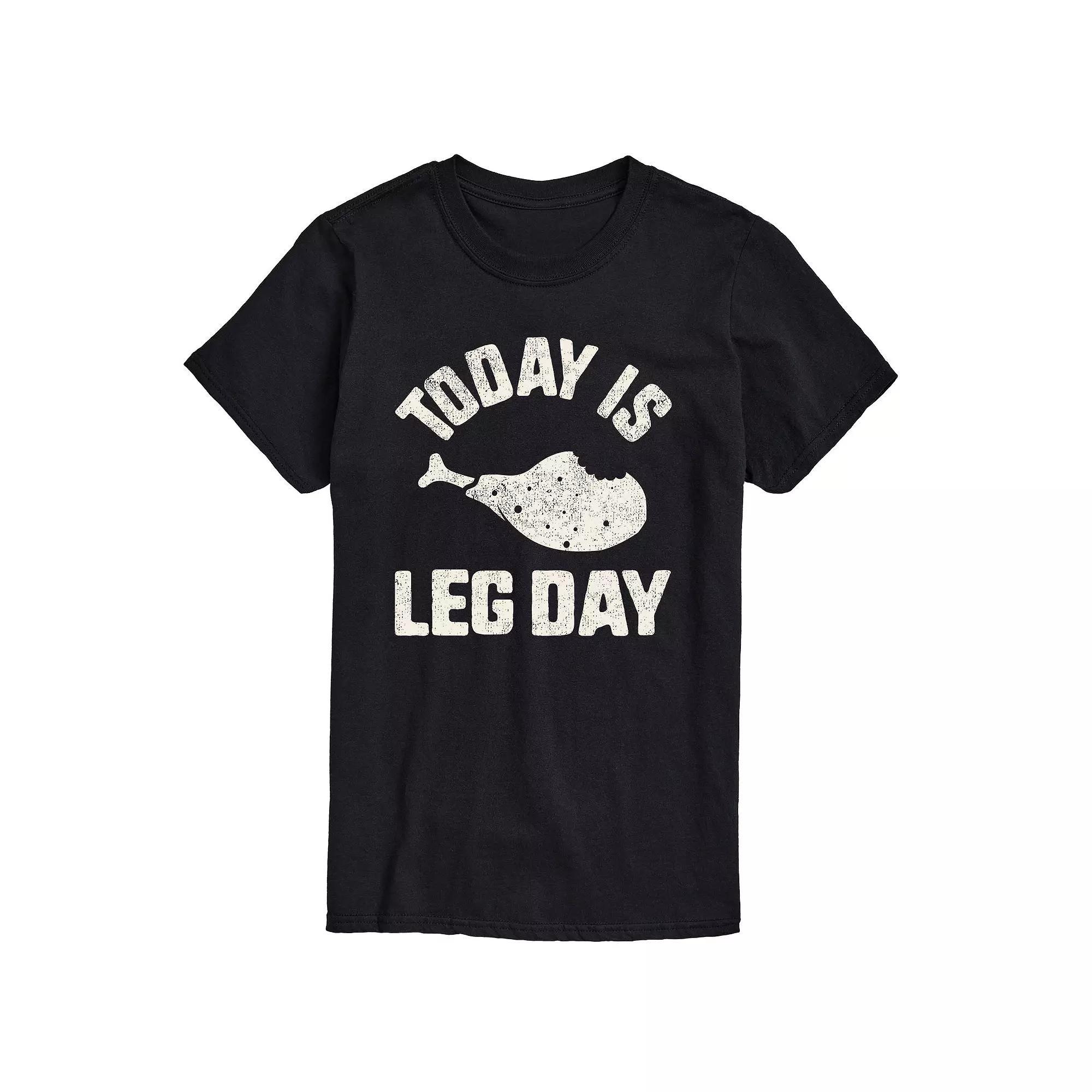 Big & Tall Today Is Leg Day Tee, Mens Product Image