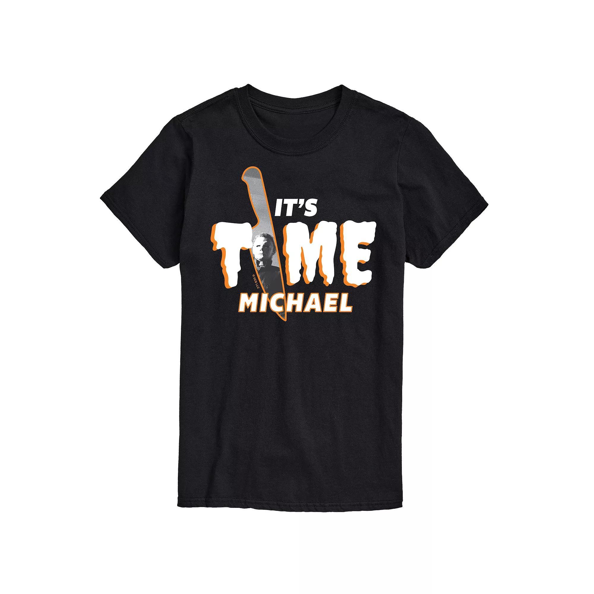 Big & Tall Haloween II Its Time Graphic Tee, Mens Blue Product Image