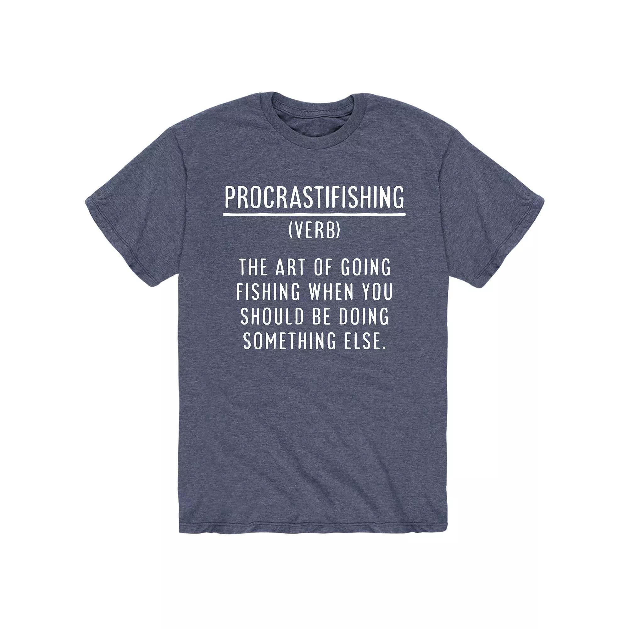 Mens Procrastifishing Definition Tee Product Image