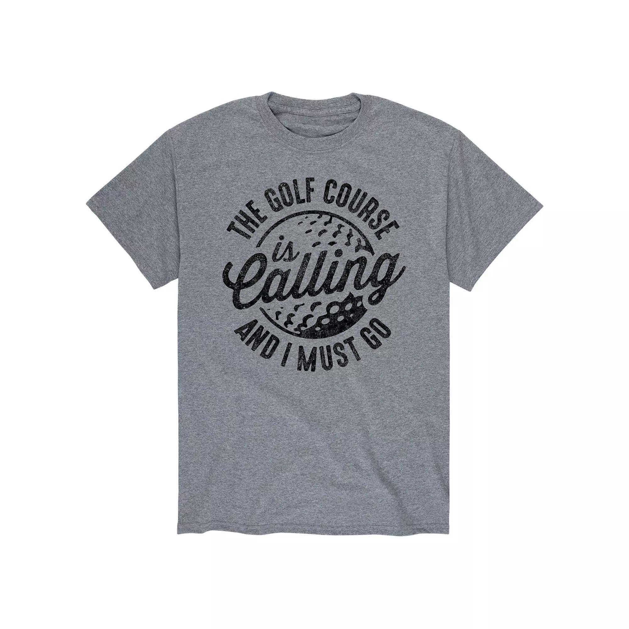 Mens The Golf Course Is Calling Tee Product Image