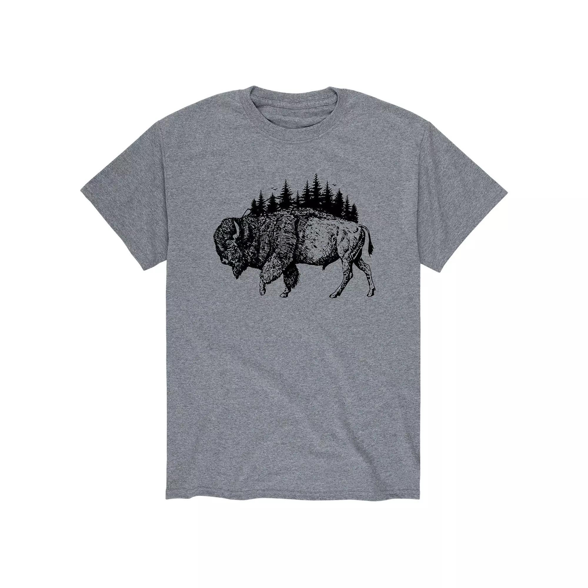 Mens Bison Mountain tee Product Image