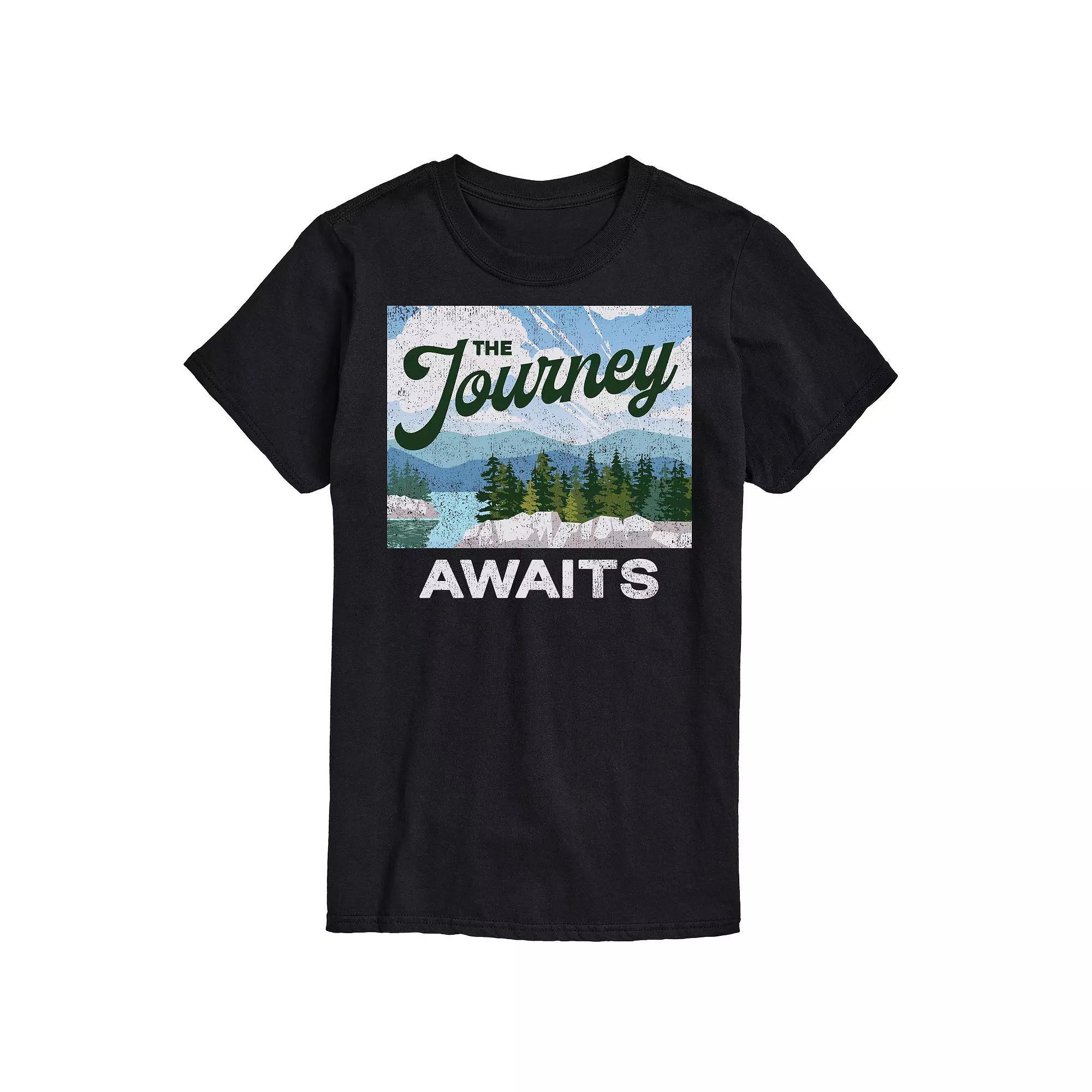 Big & Tall The Journey Awaits Tee, Mens Product Image