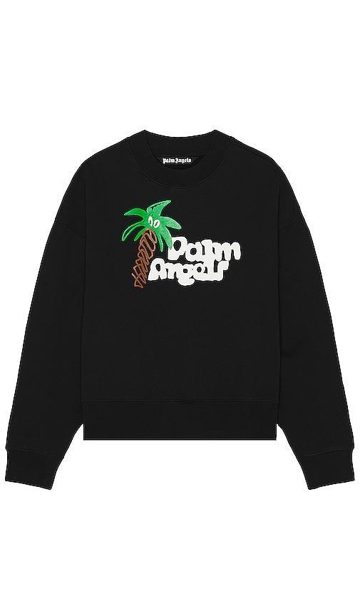 Palm Angels Sketchy Classic Sweater in Black Product Image