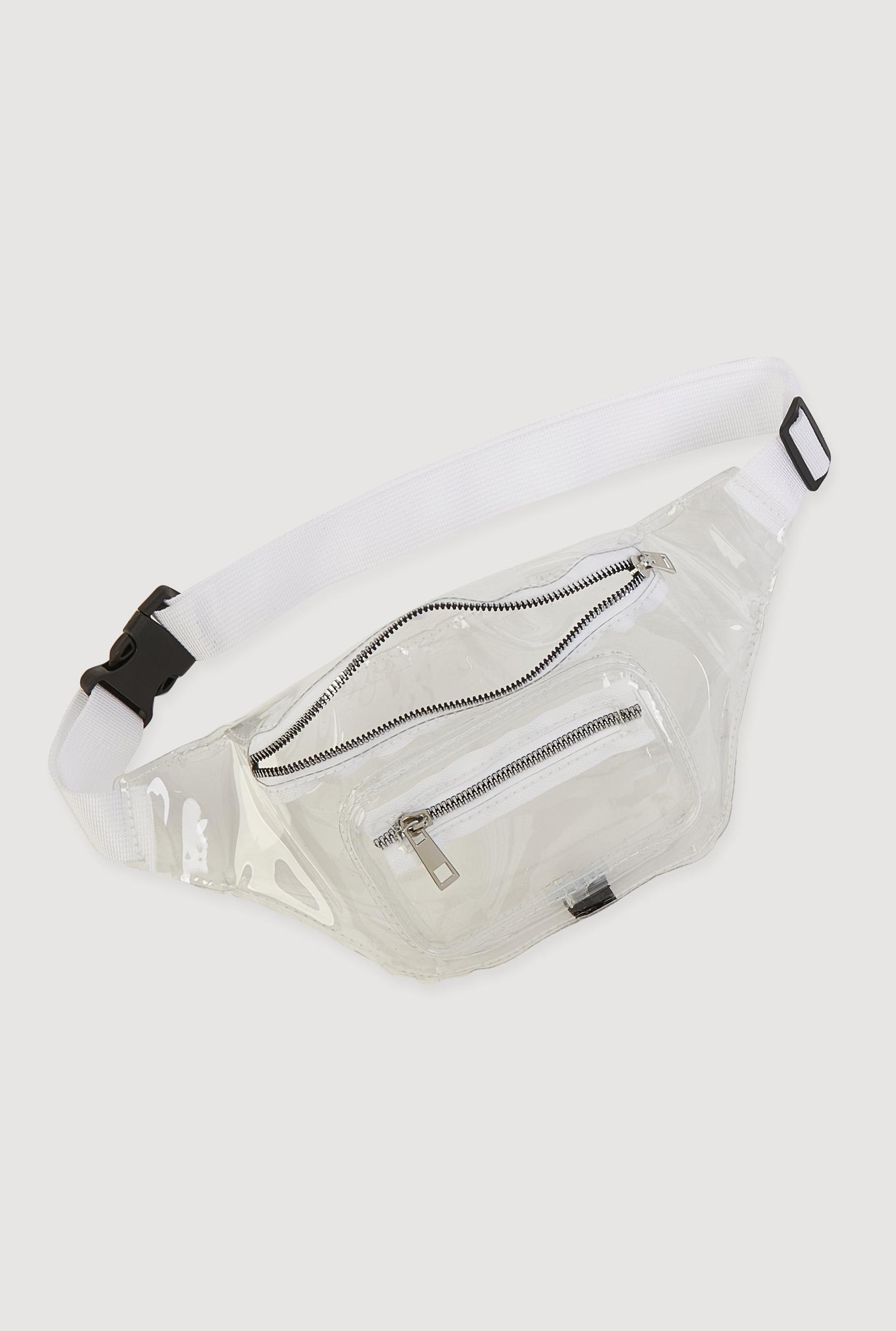 Double Zip Clear Fanny Pack Female Product Image