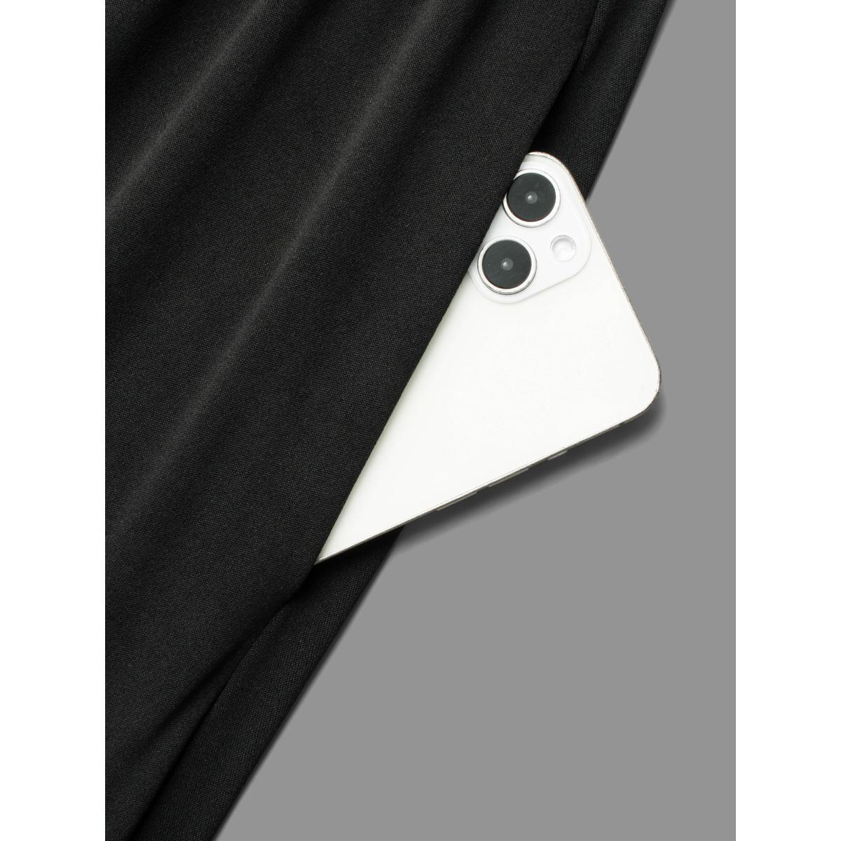 Plus Size Square Neck Patchwork Sequin Mesh Dress Black Women Cocktail Texture Party Curvy Bloomchic 14-16/1X Product Image