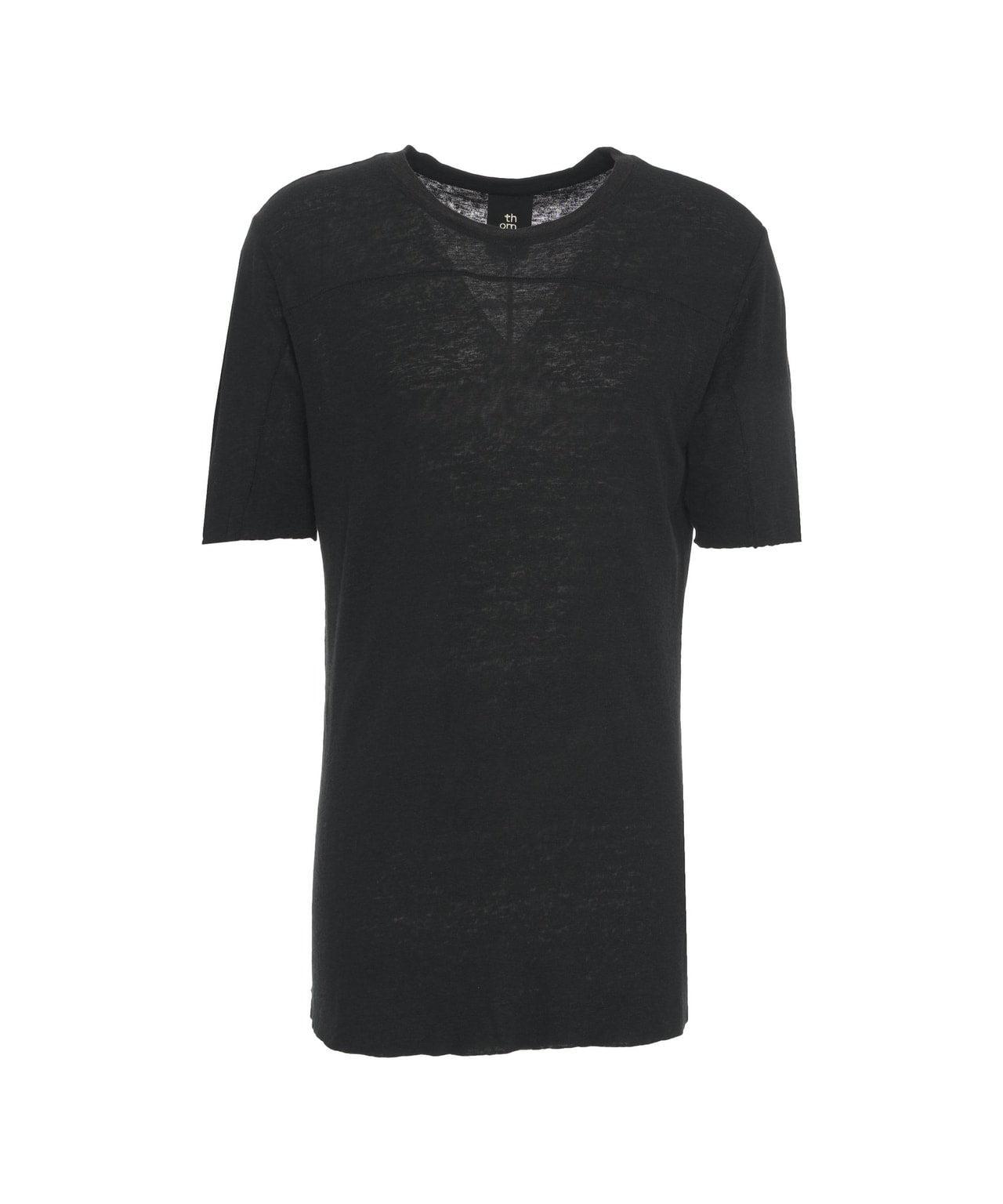 T-shirt in linen blend Product Image
