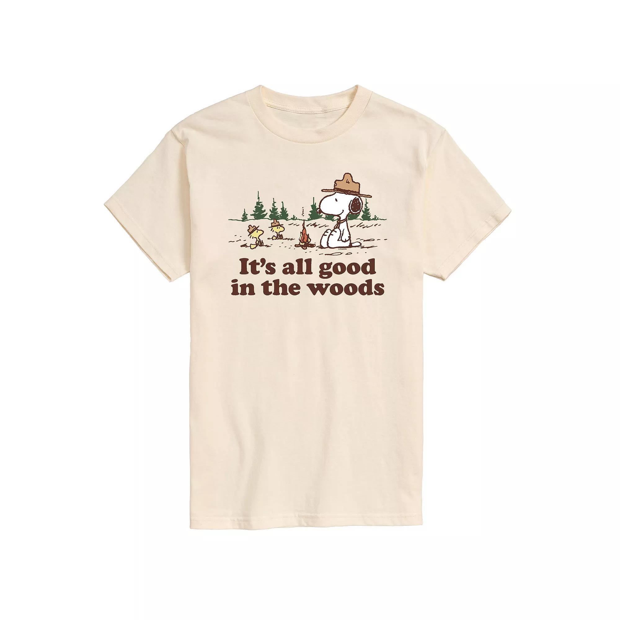 Mens Peanuts All Good In The Woods Tee Product Image