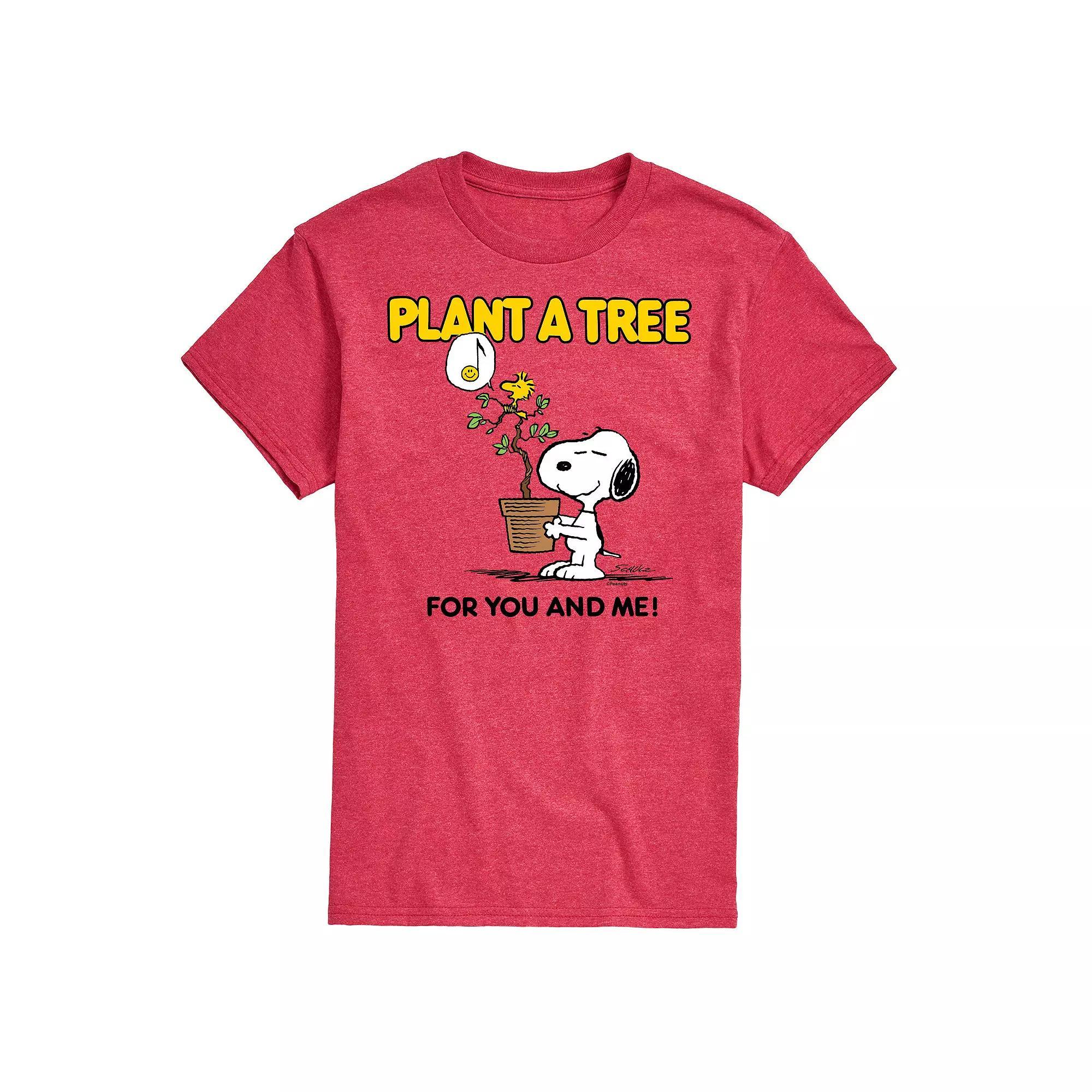 Mens Peanuts Plant A Tree Tee Product Image