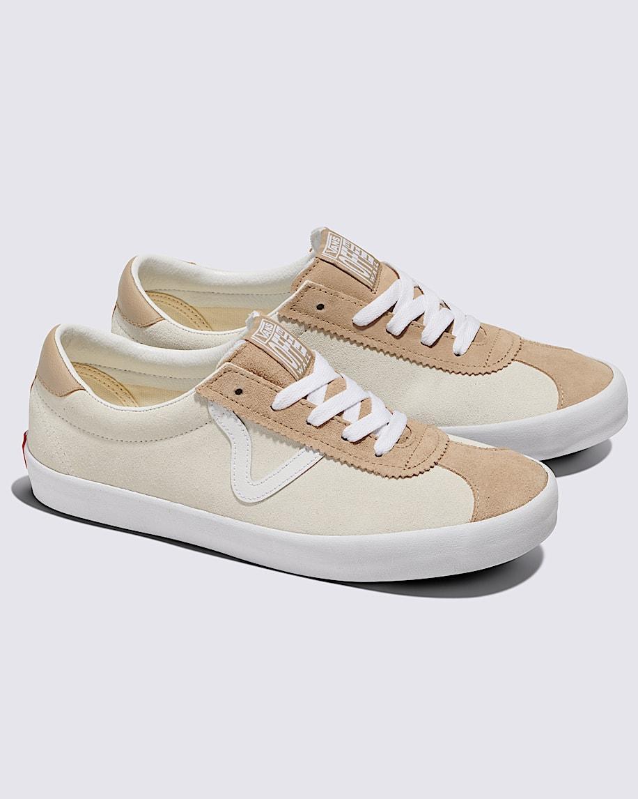 Sport Low Suede Shoe in Marshmallow White / Incense Brown| Vans US Product Image