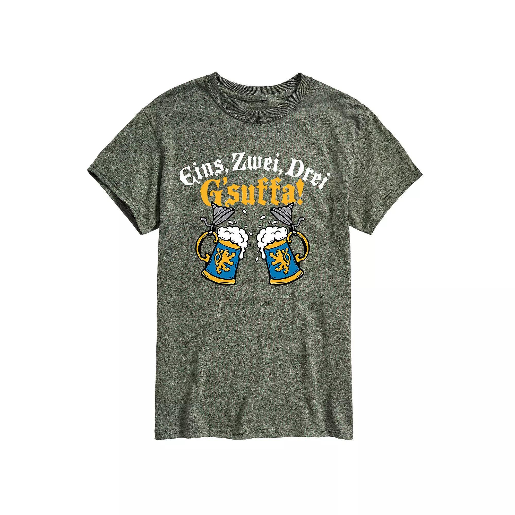 Mens Eins Zwei Drei Gsuffa Oktoberfest Tee Product Image