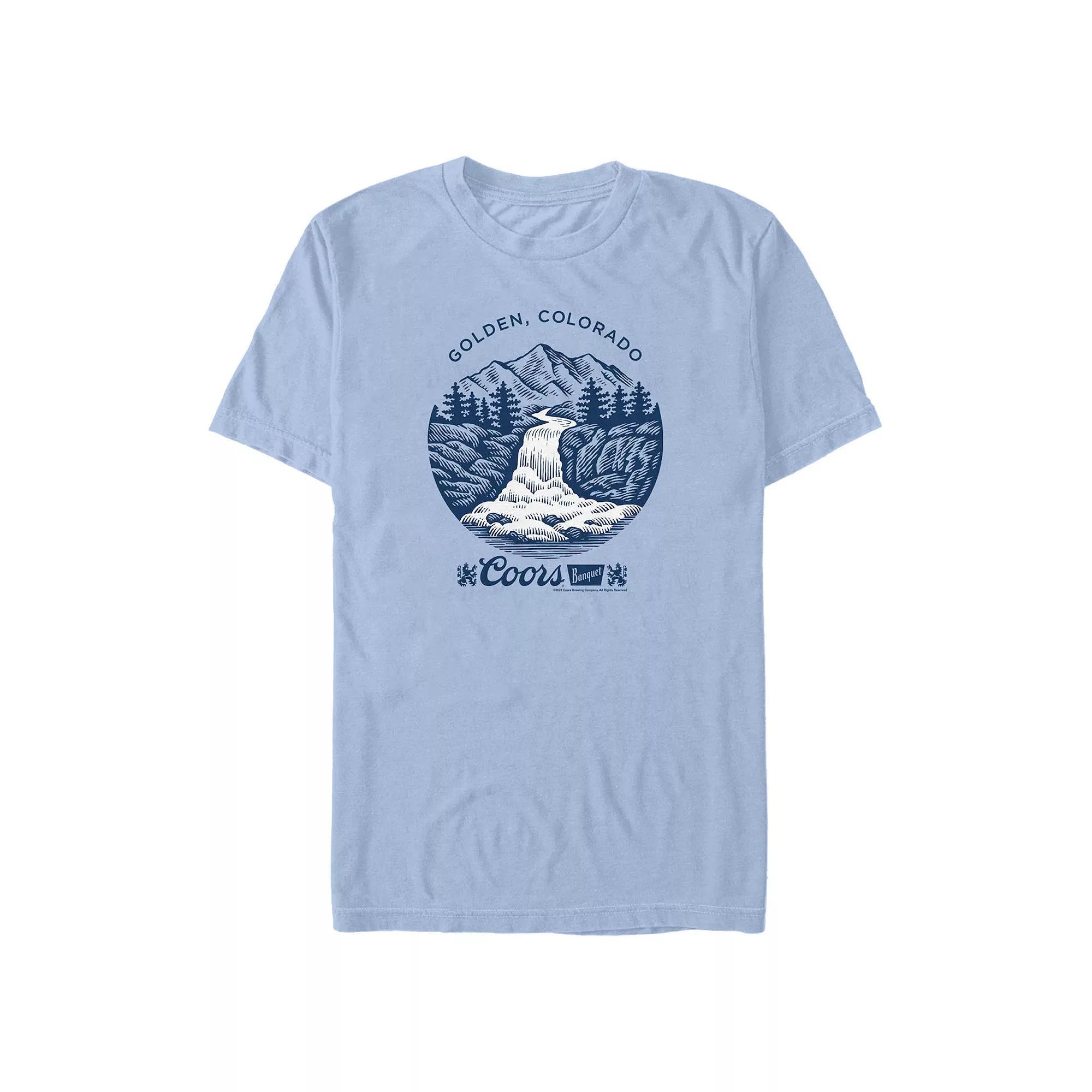 Men's Coors Light Rocky Graphic Tee, Size: XXL, Light Blue Product Image