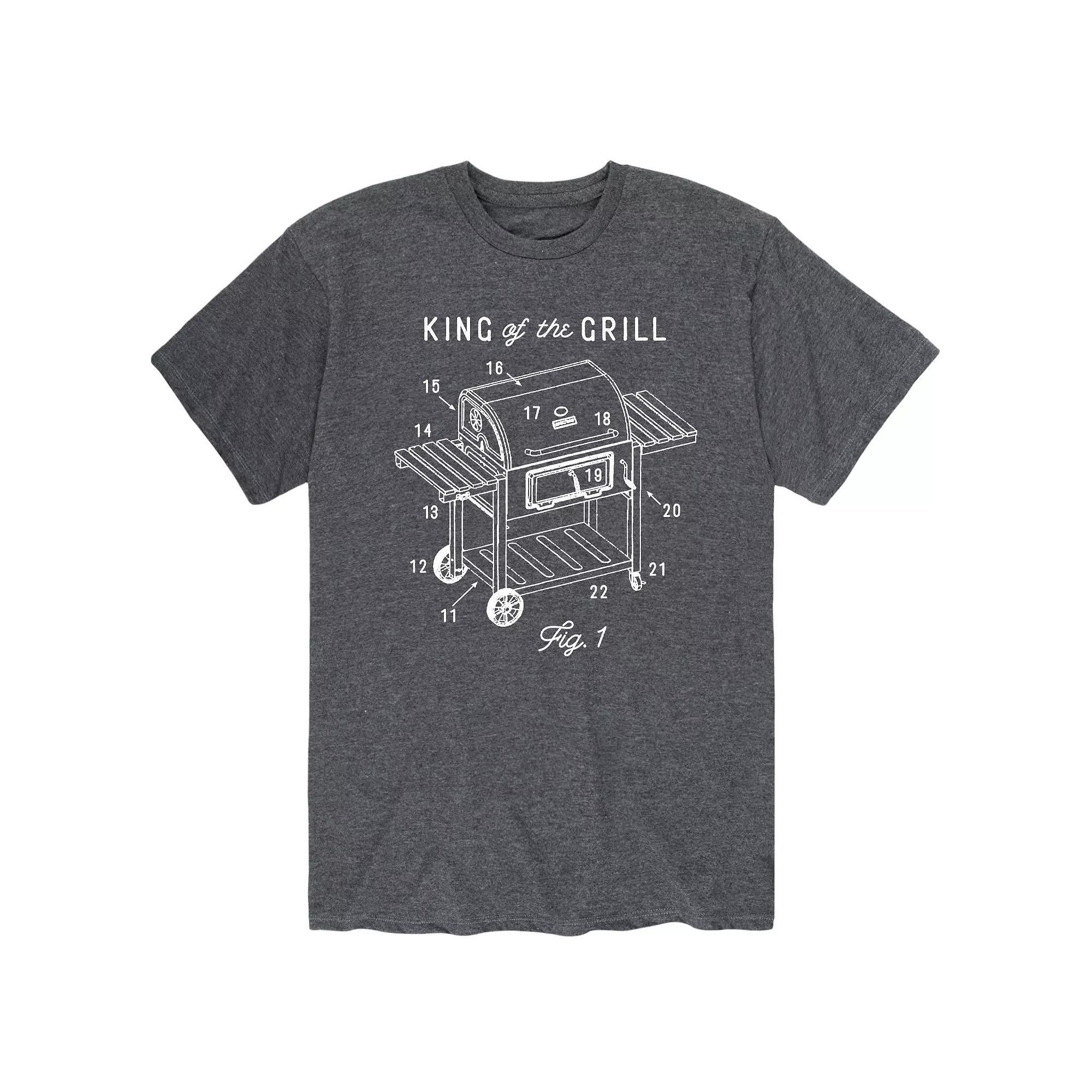 Mens King Of The Grill Diagram Tee Product Image