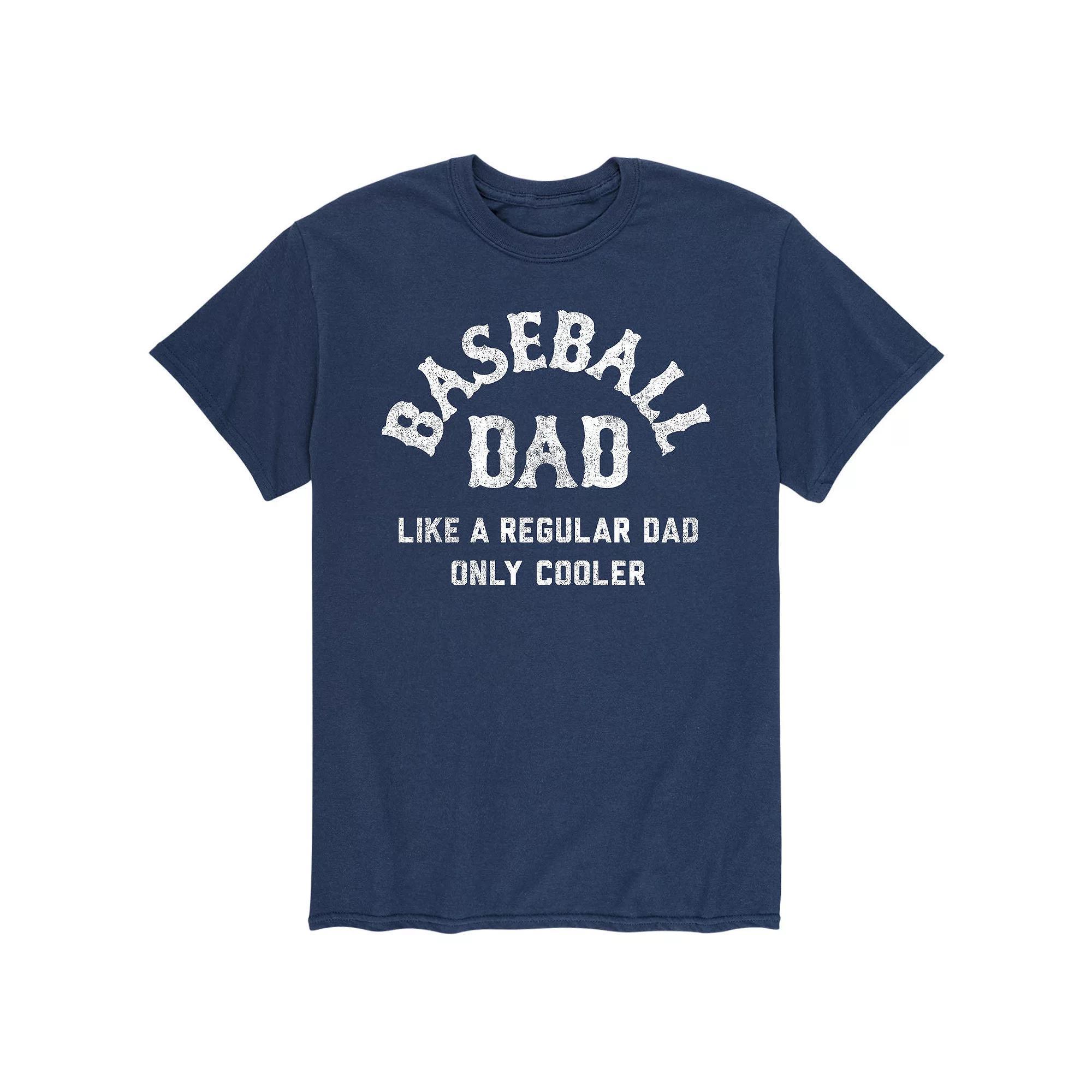 Mens Baseball Dad Like A Regular Dad Tee Product Image
